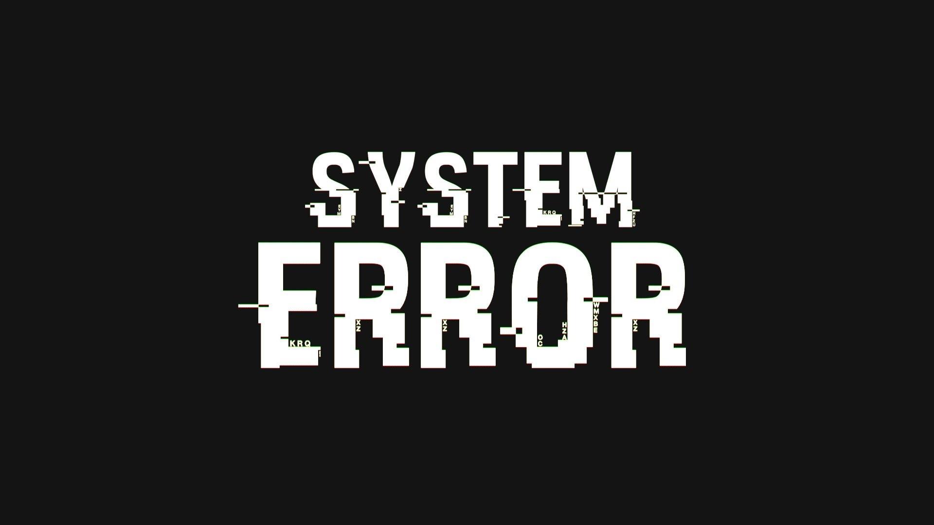 Black Error Wallpapers - Top Free Black Error Backgrounds - Wallpaperaccess