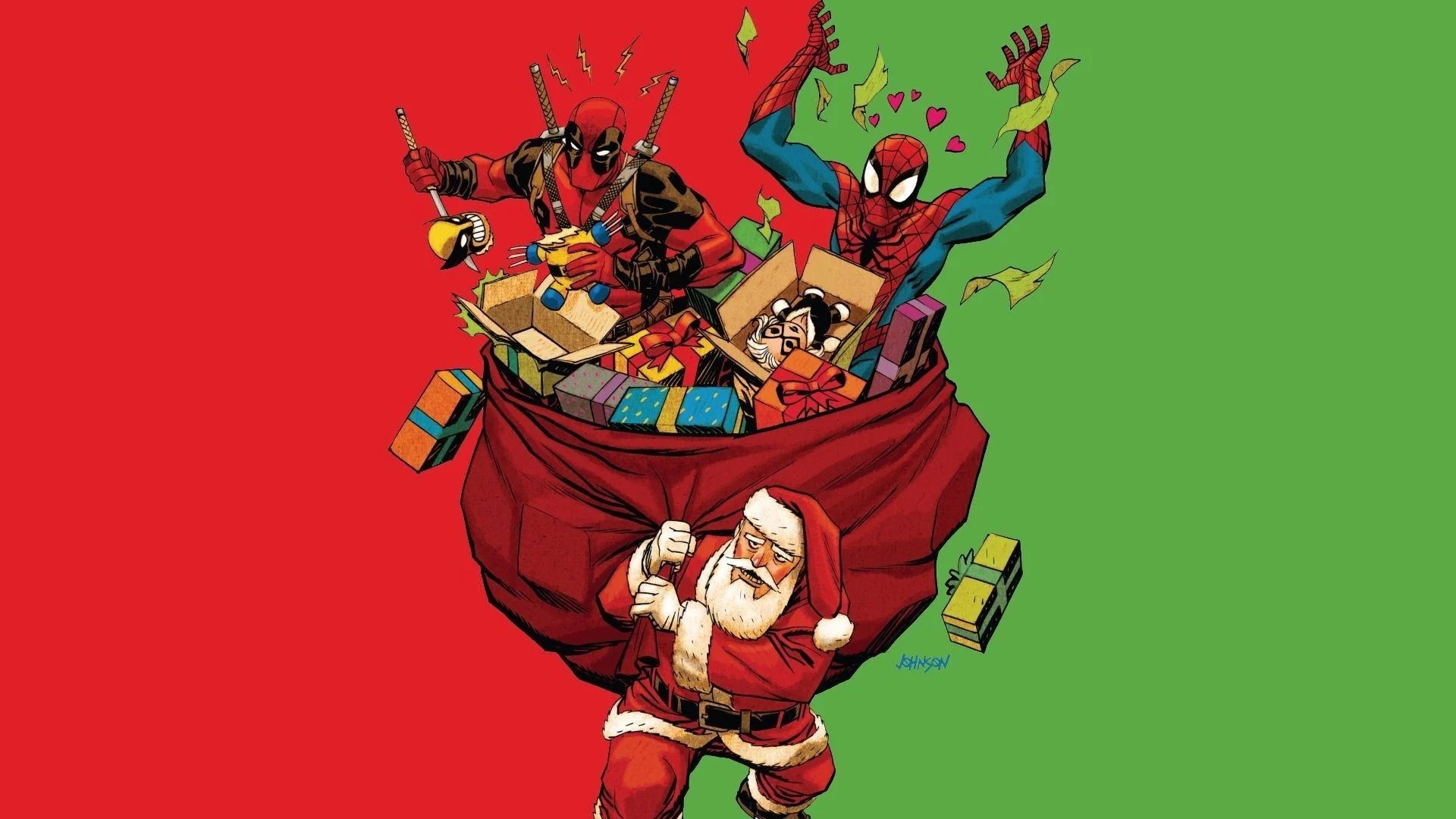 Christmas Marvel Wallpapers Top Free Christmas Marvel Backgrounds