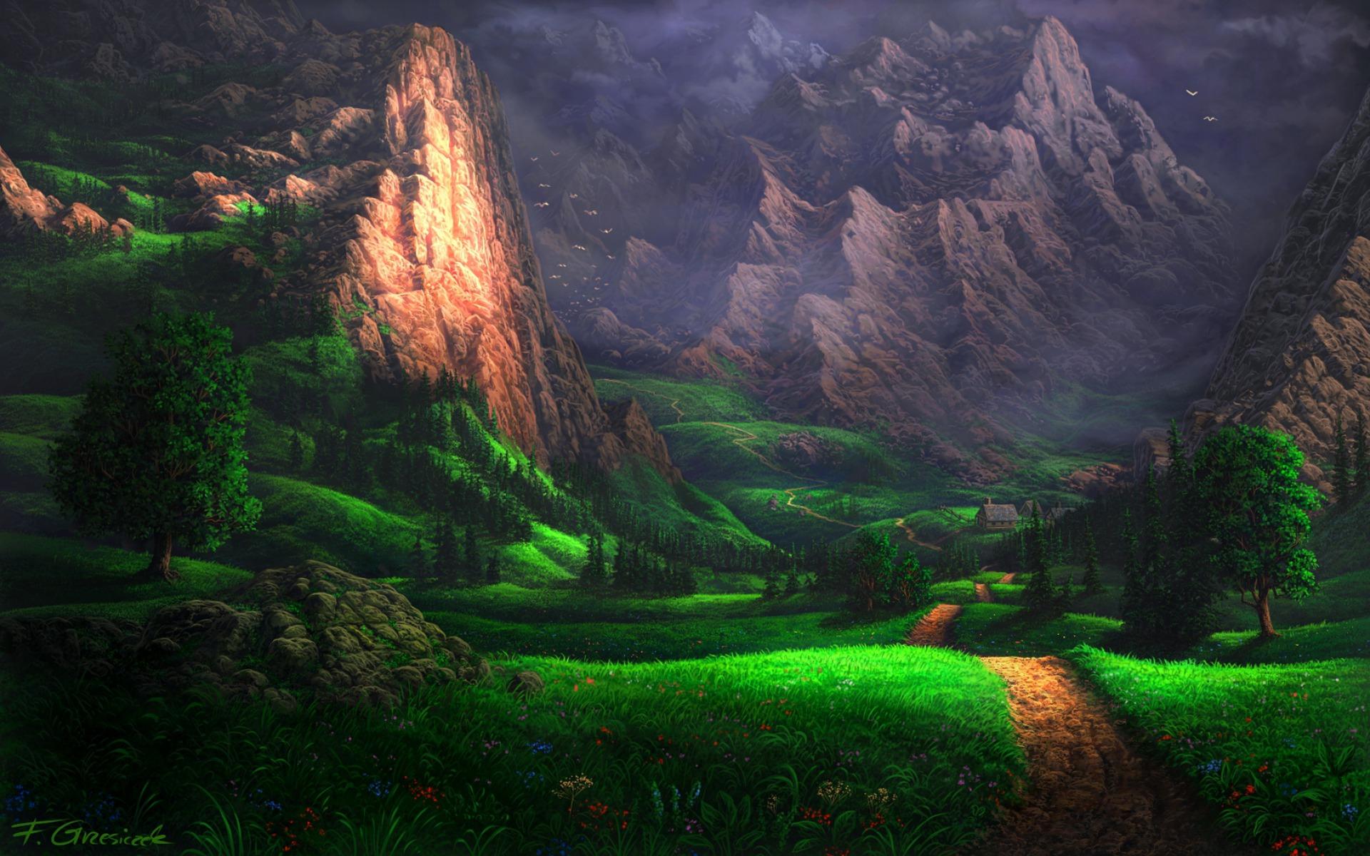 Green Valley Wallpapers Top Free Green Valley Backgrounds