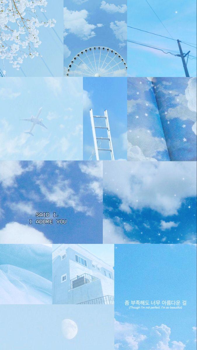 Soft Blue Aesthetic Wallpapers Top Free Soft Blue Aesthetic