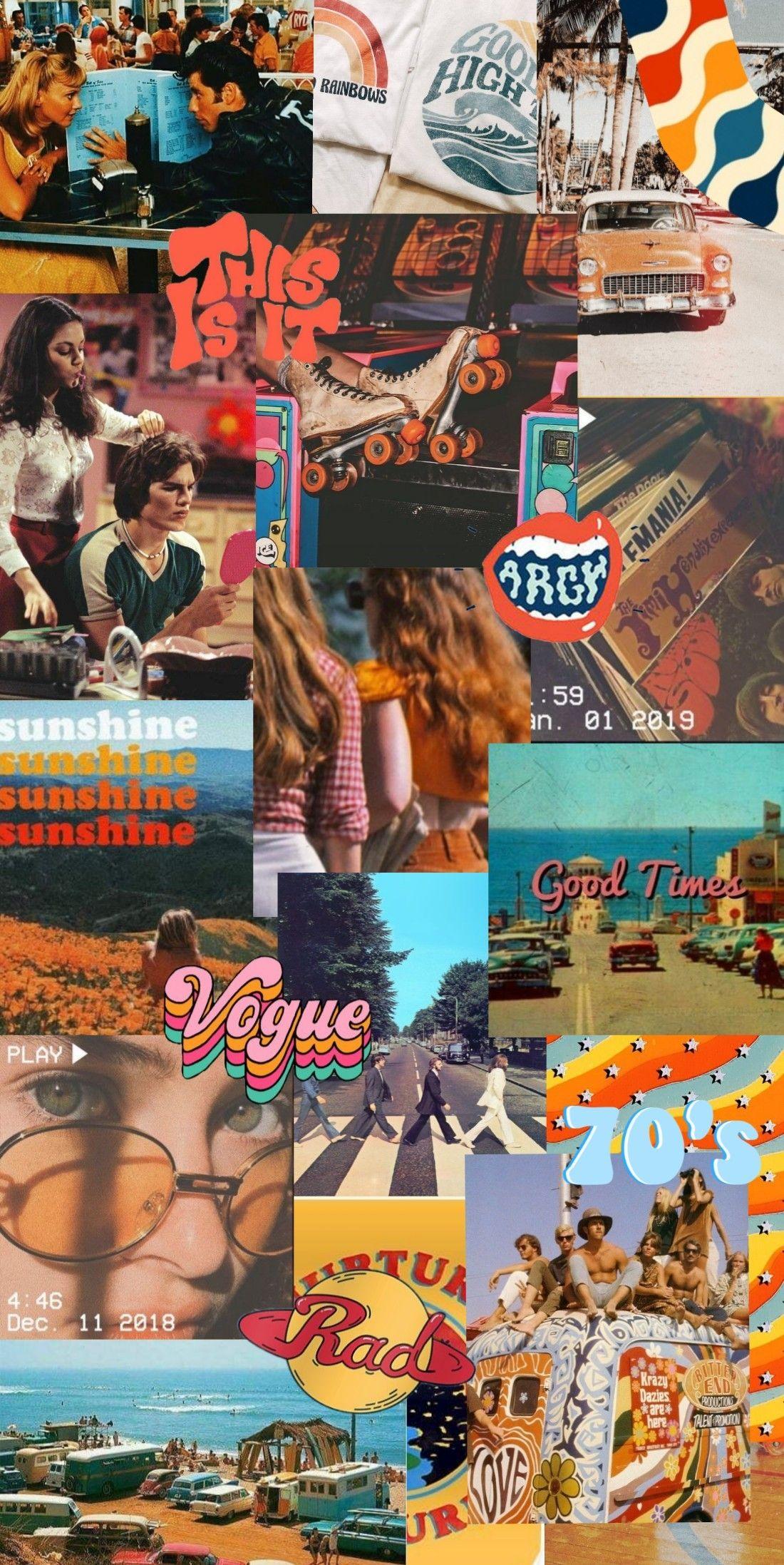 70s Collage Wallpapers Top Free 70s Collage Backgrounds WallpaperAccess
