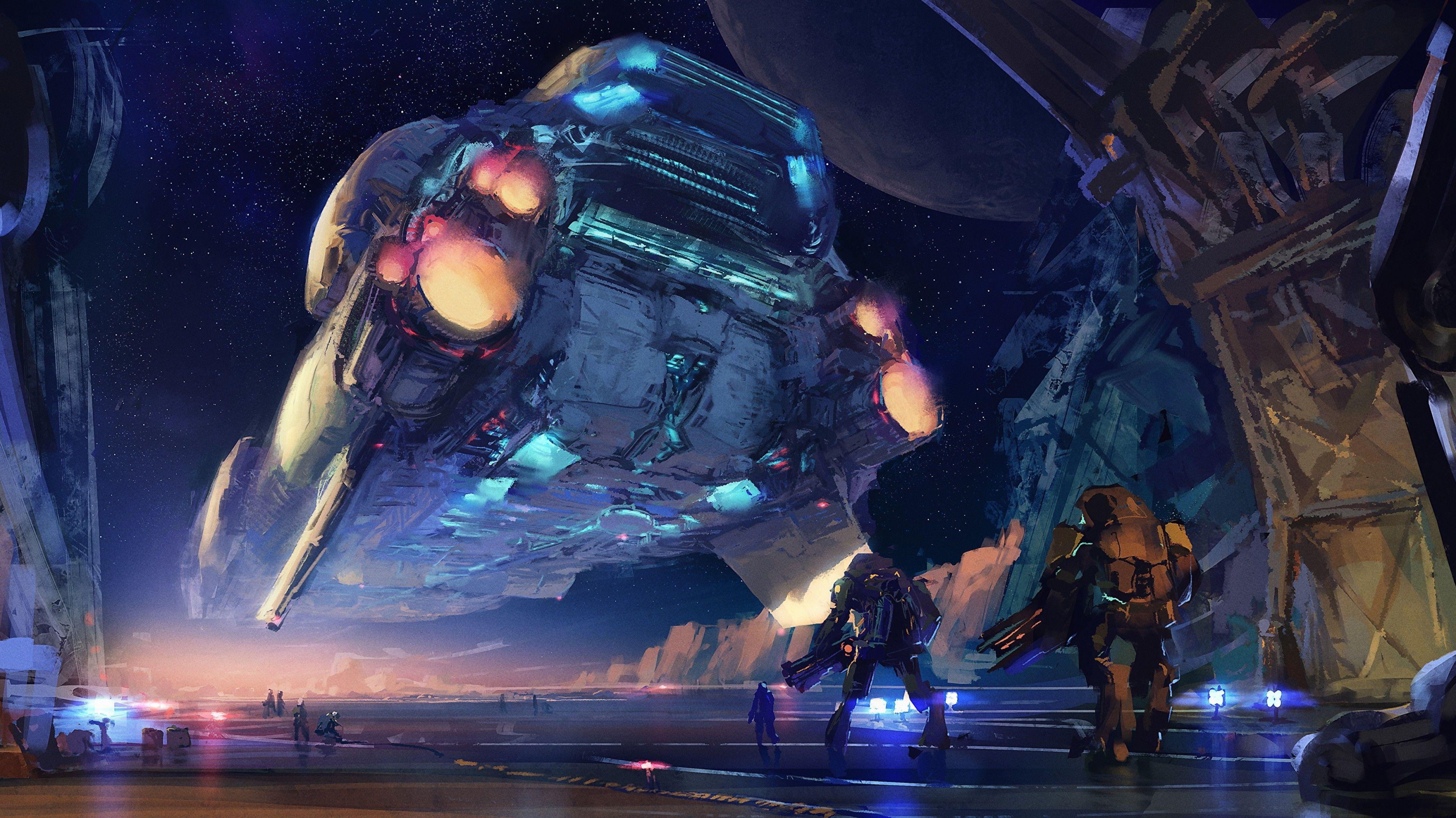 4K Spaceship Wallpapers Top Free 4K Spaceship Backgrounds