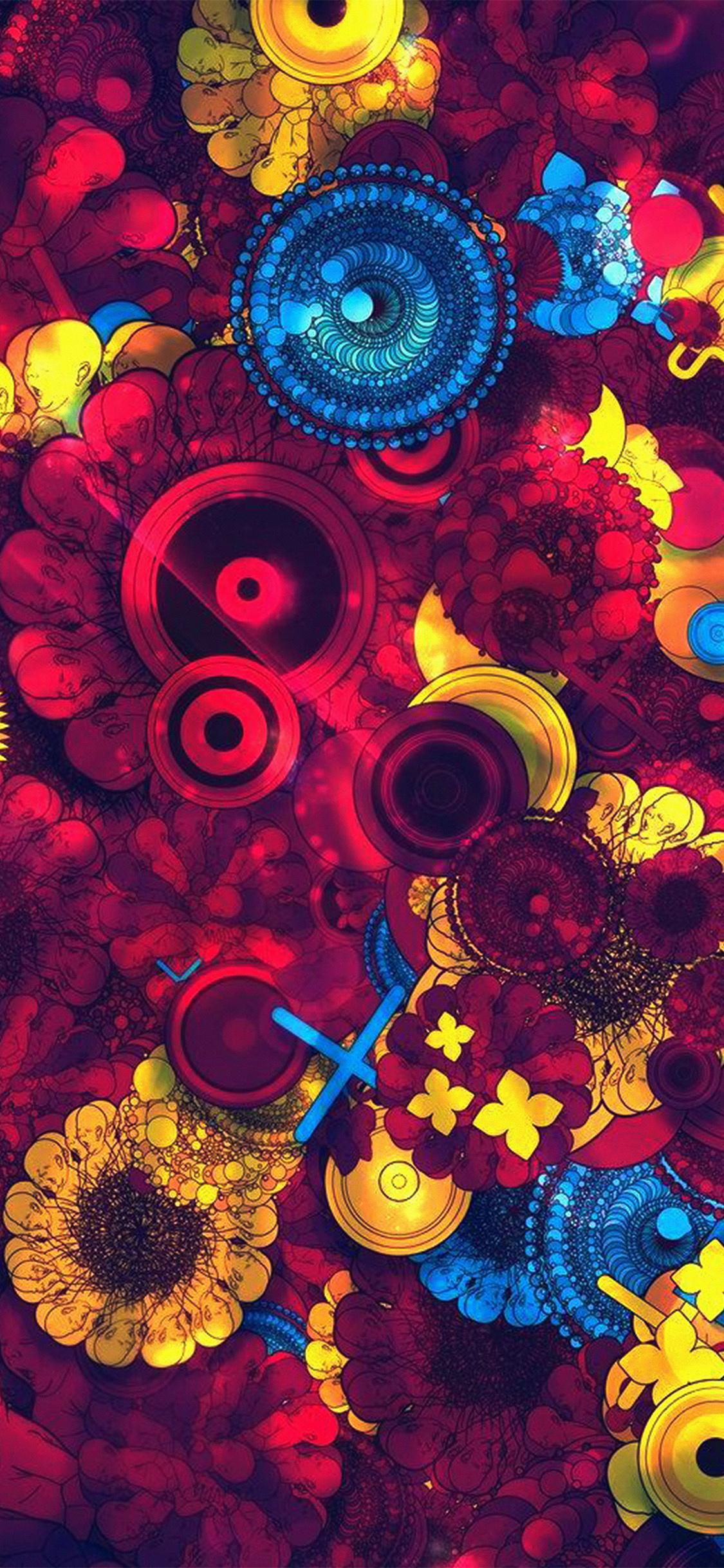 Blue and Yellow Abstract iPhone Wallpapers Top Free Blue and Yellow