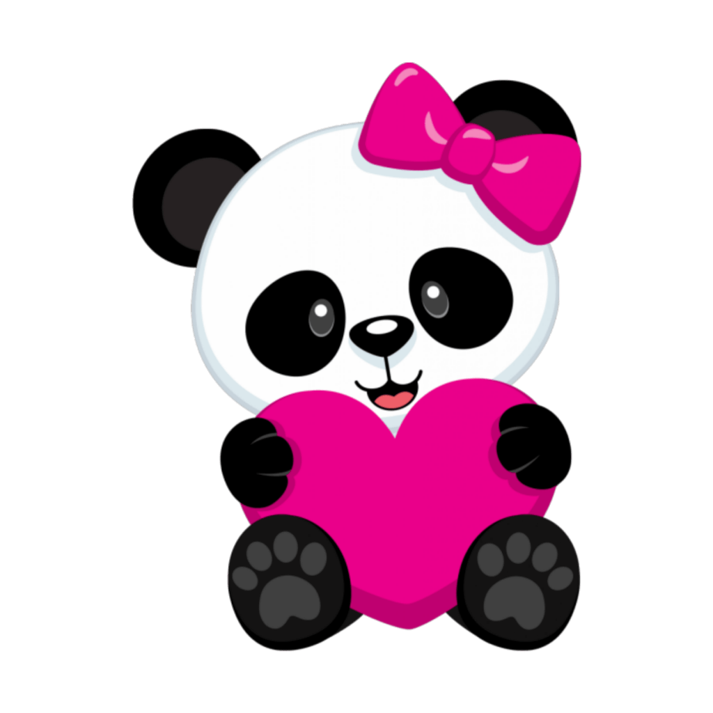 Cute Pink Panda Wallpapers Top Free Cute Pink Panda Backgrounds