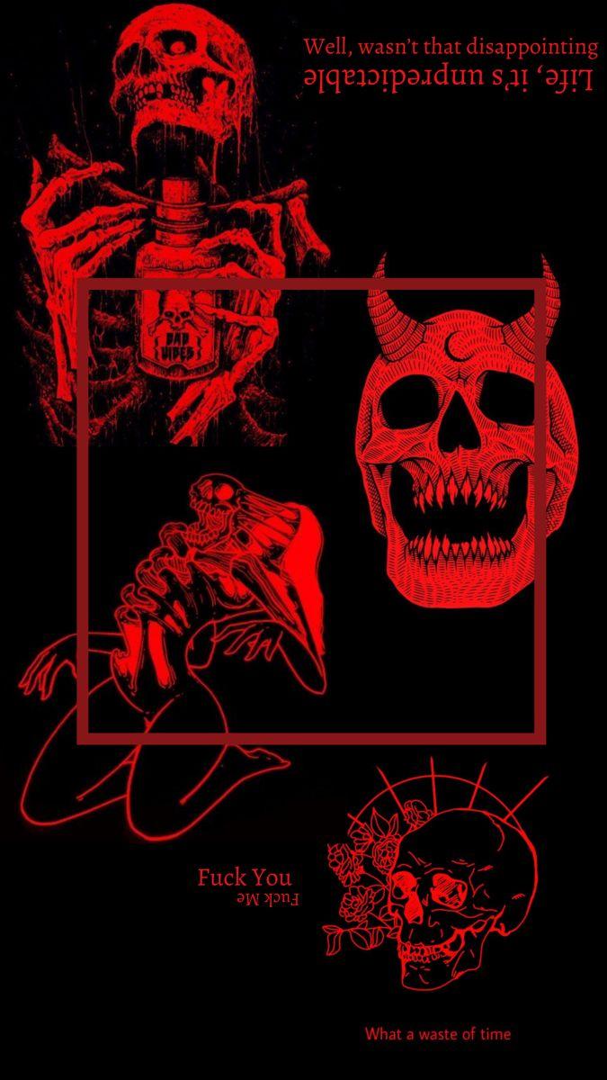 Red Gothic iPhone Wallpapers Top Free Red Gothic iPhone Backgrounds