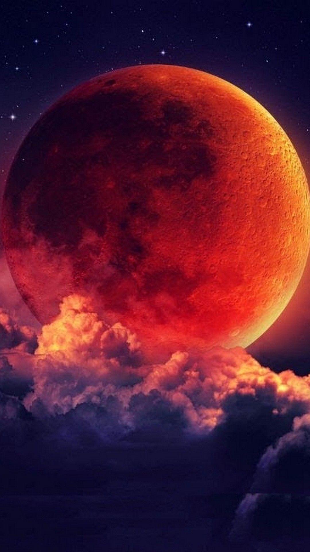 Red Moon Phone Wallpapers Top Free Red Moon Phone Backgrounds