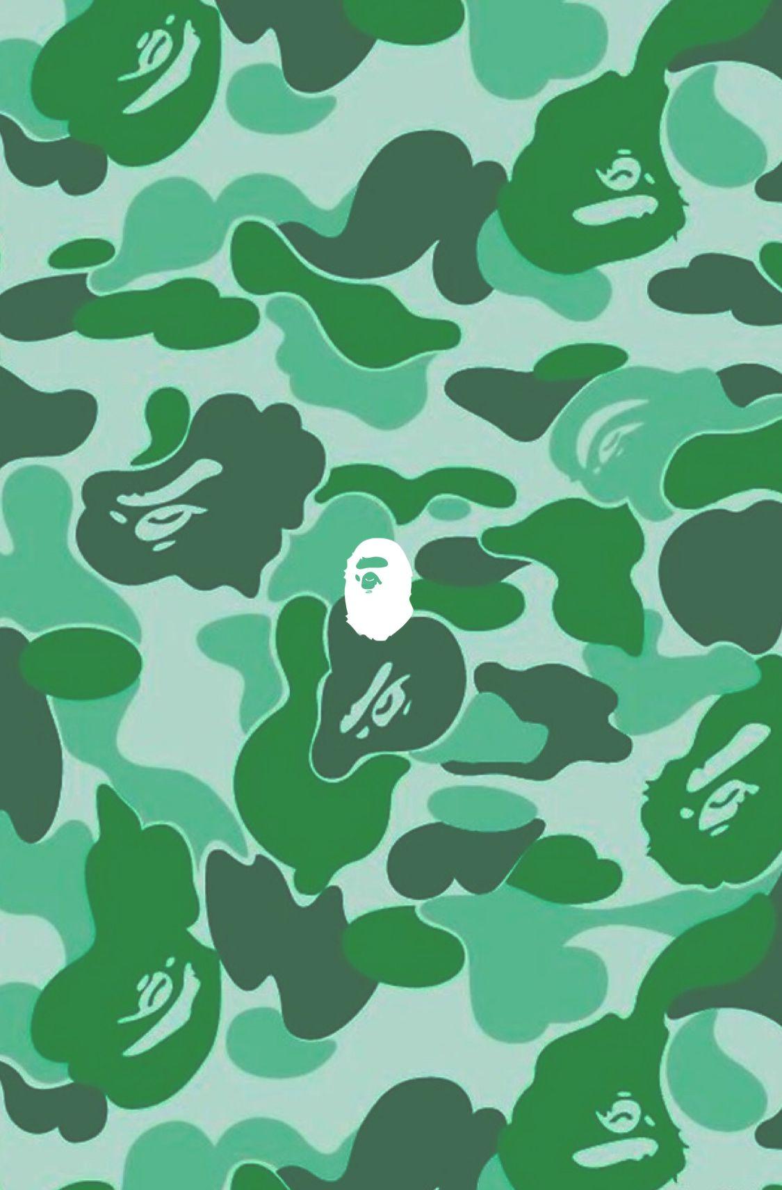 Green Bape Wallpapers Top Free Green Bape Backgrounds WallpaperAccess