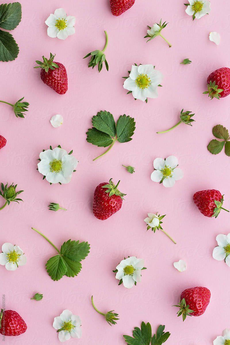 Pastel Strawberry Wallpapers Top Free Pastel Strawberry Backgrounds