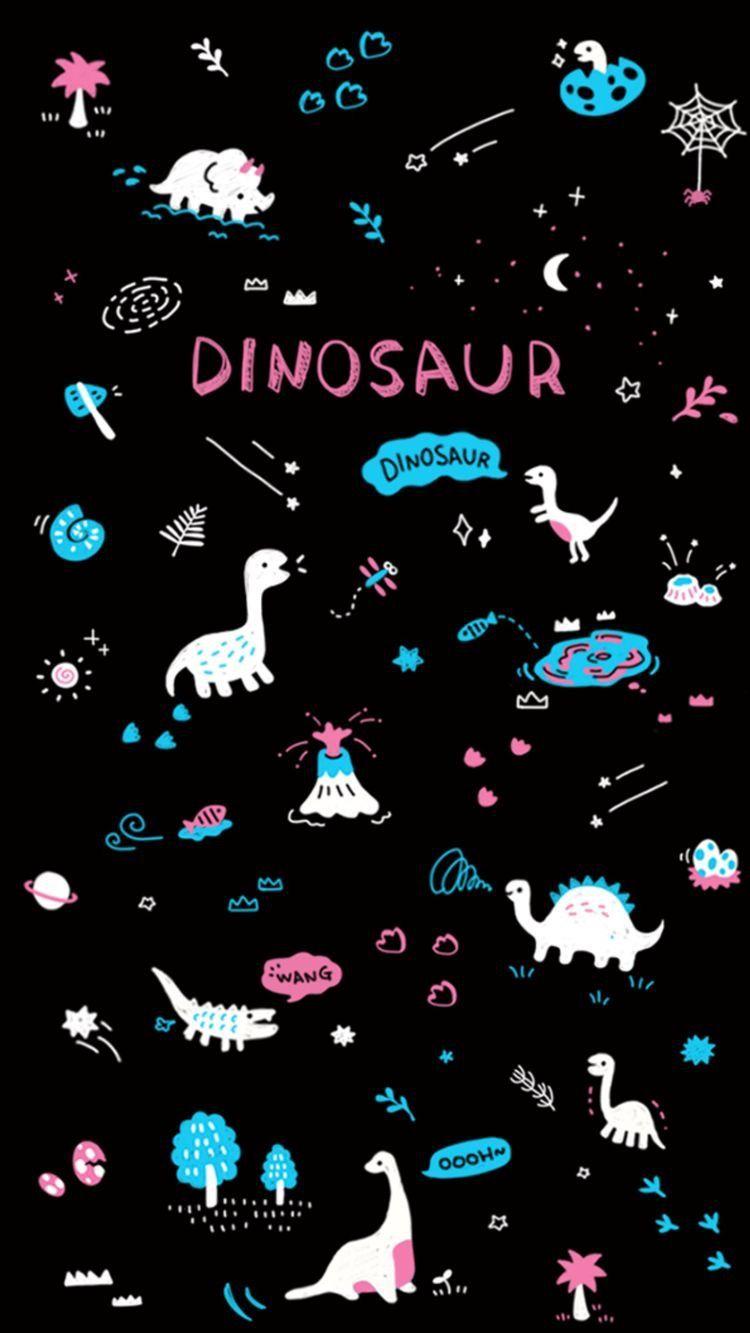 Cute Pink Dinosaur Wallpapers Top Free Cute Pink Dinosaur Backgrounds