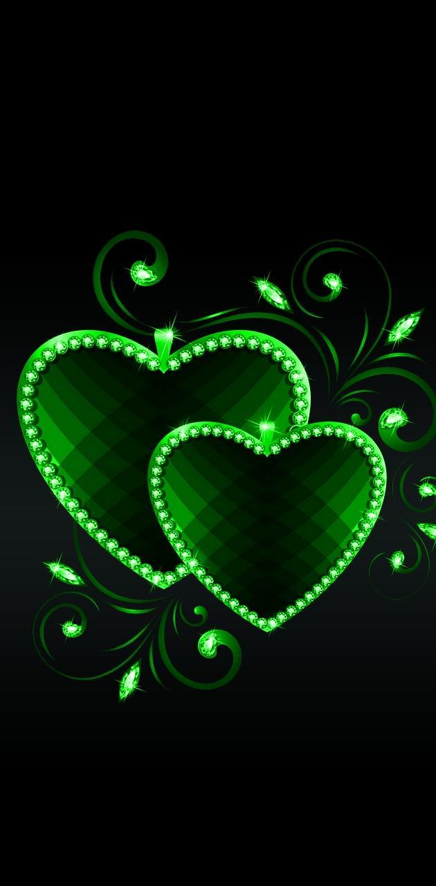 Green Heart Wallpapers Top Free Green Heart Backgrounds WallpaperAccess