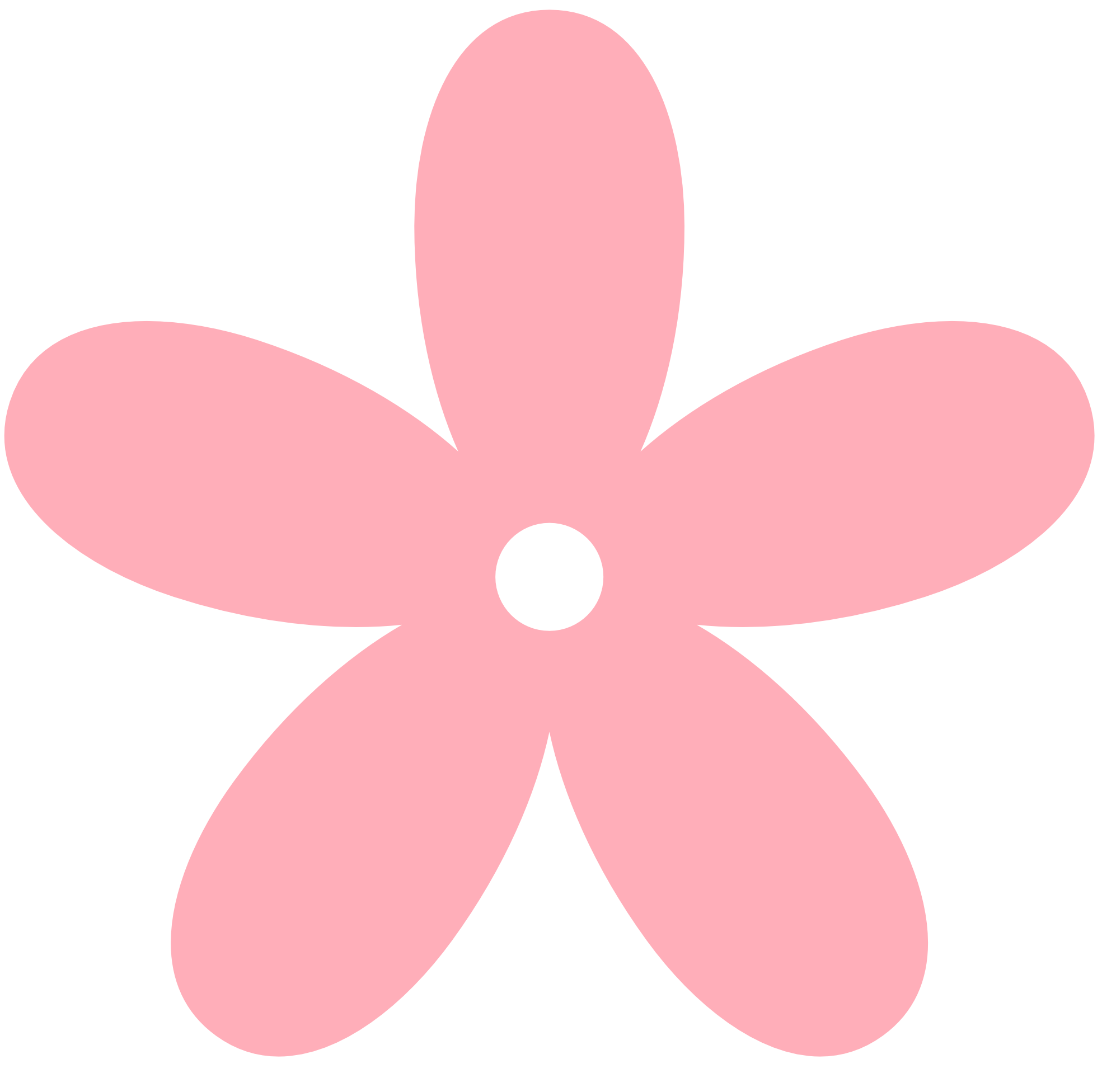 Pink Cartoon Flowers