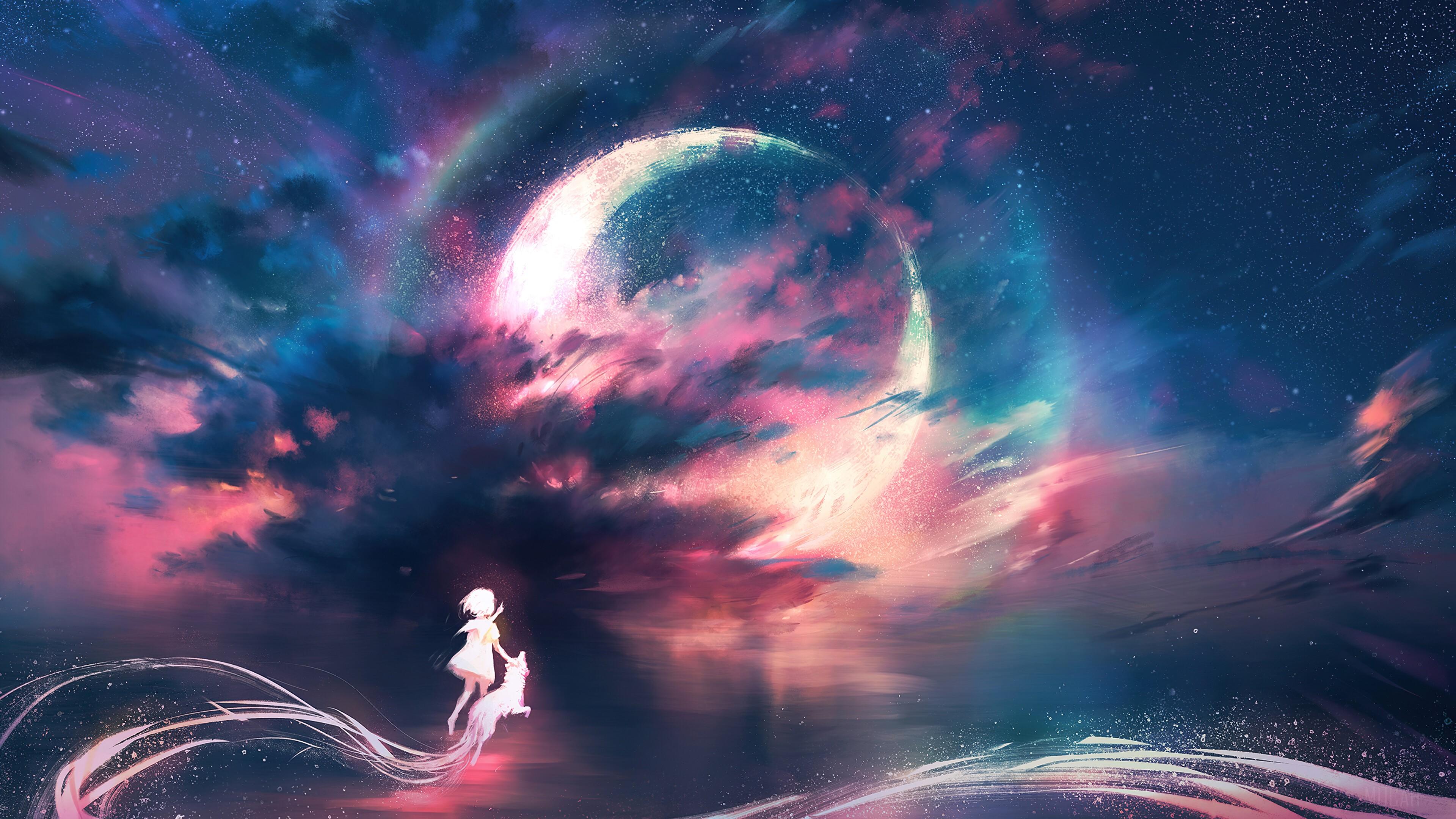 Blue Moon Anime Wallpapers Top Free Blue Moon Anime Backgrounds