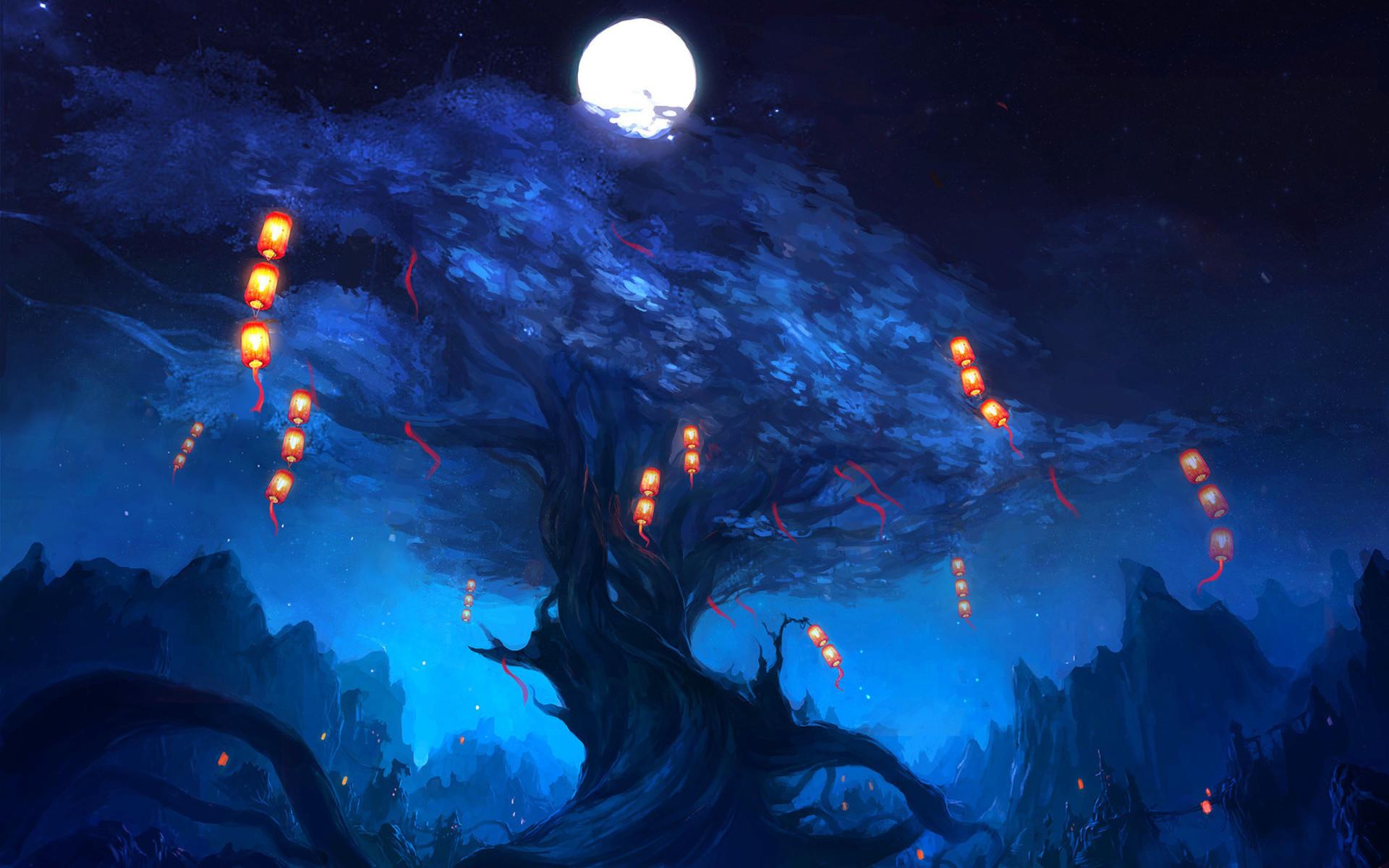 Blue Moon Anime Wallpapers Top Free Blue Moon Anime Backgrounds