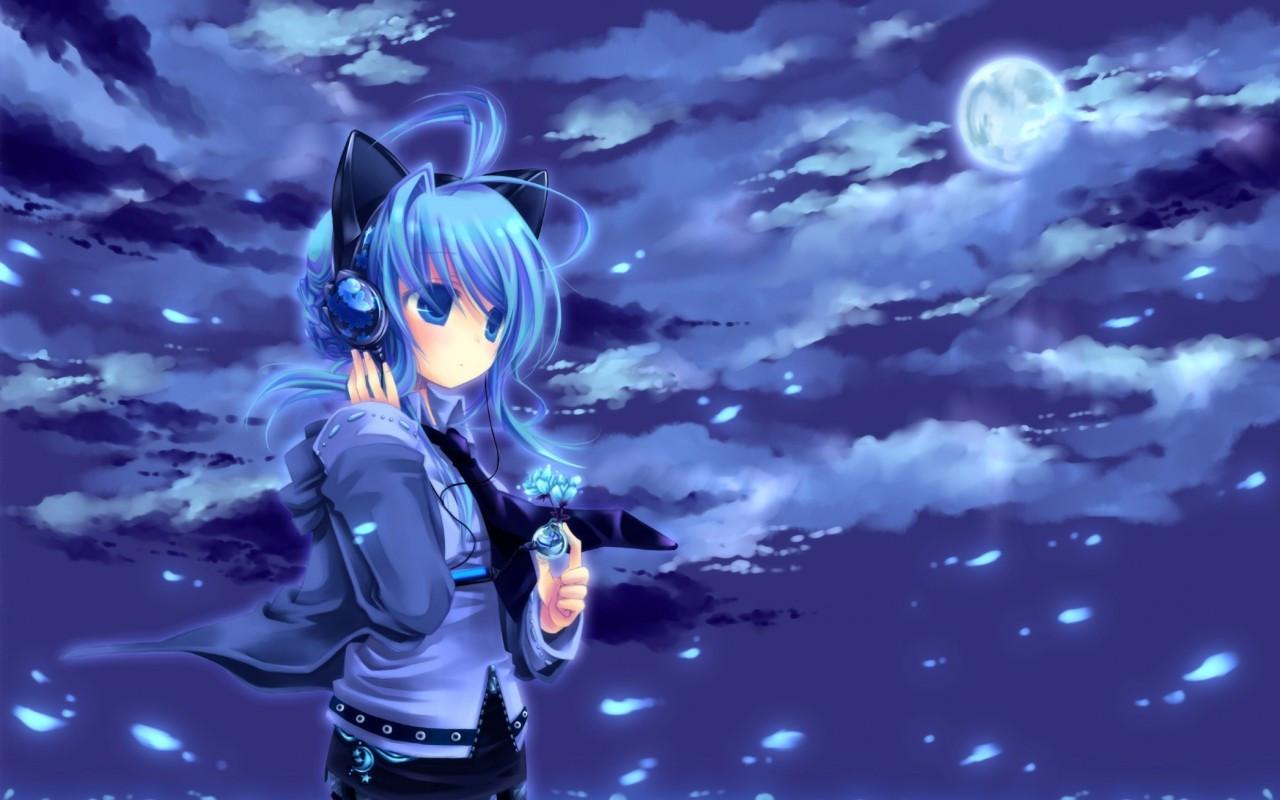 Blue Moon Anime Wallpapers Top Free Blue Moon Anime Backgrounds