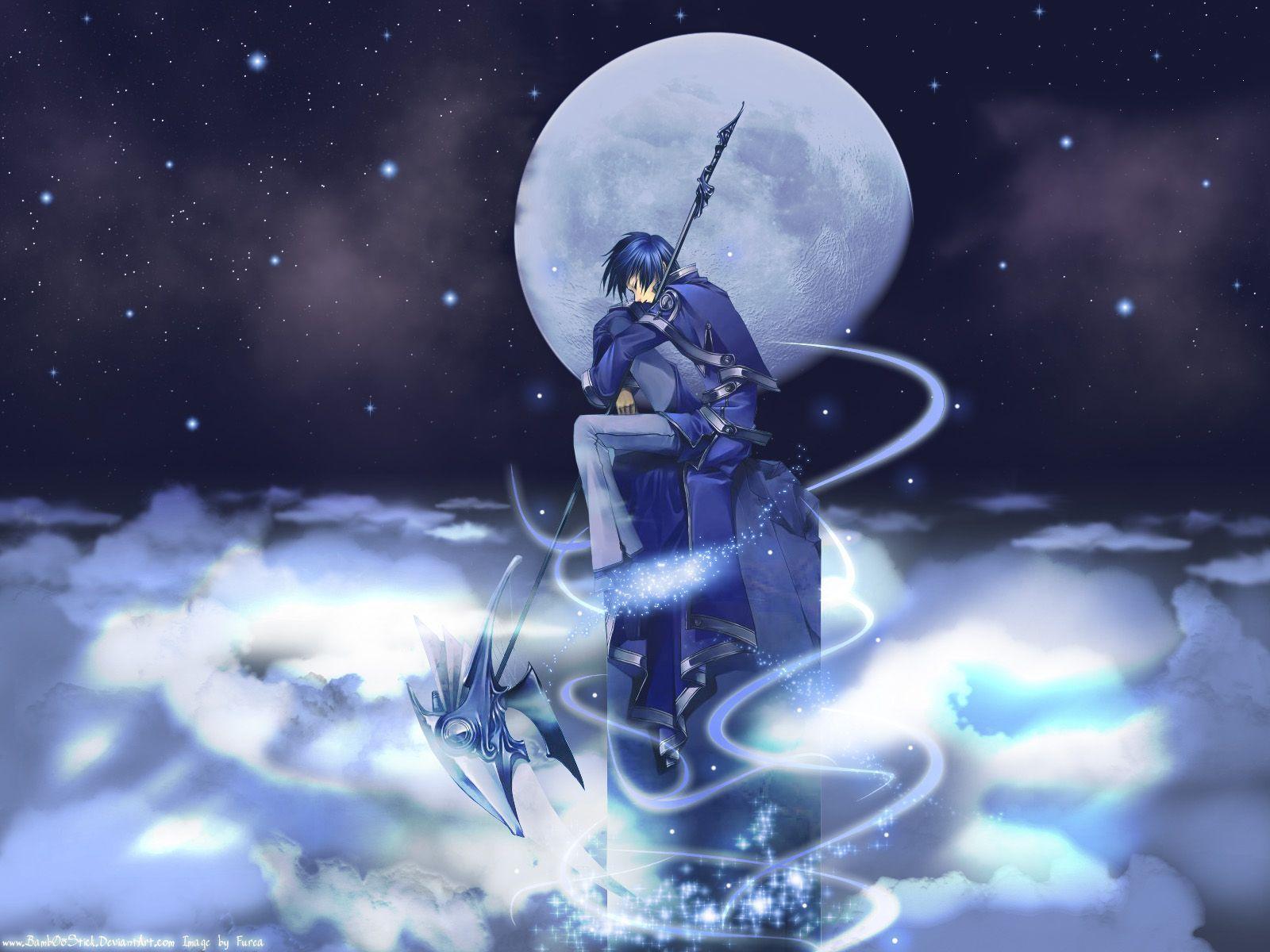 Blue Moon Anime Wallpapers Top Free Blue Moon Anime Backgrounds
