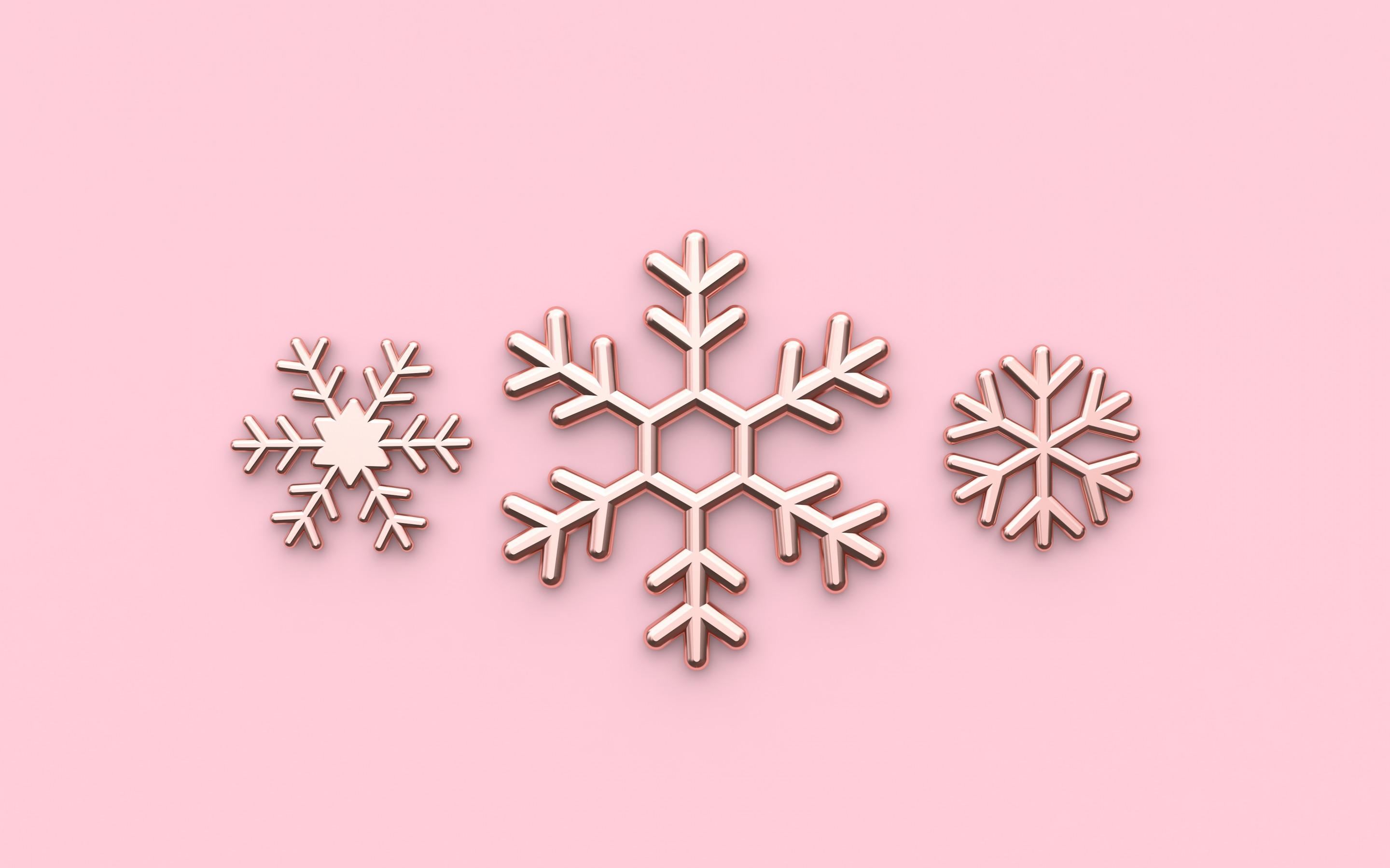Pink Snowflake Wallpapers Top Free Pink Snowflake Backgrounds