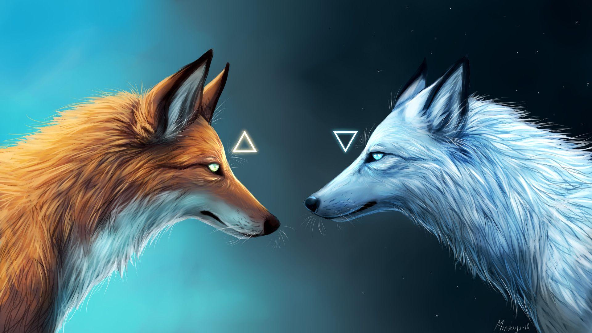 Wolf and Fox Wallpapers Top Free Wolf and Fox Backgrounds