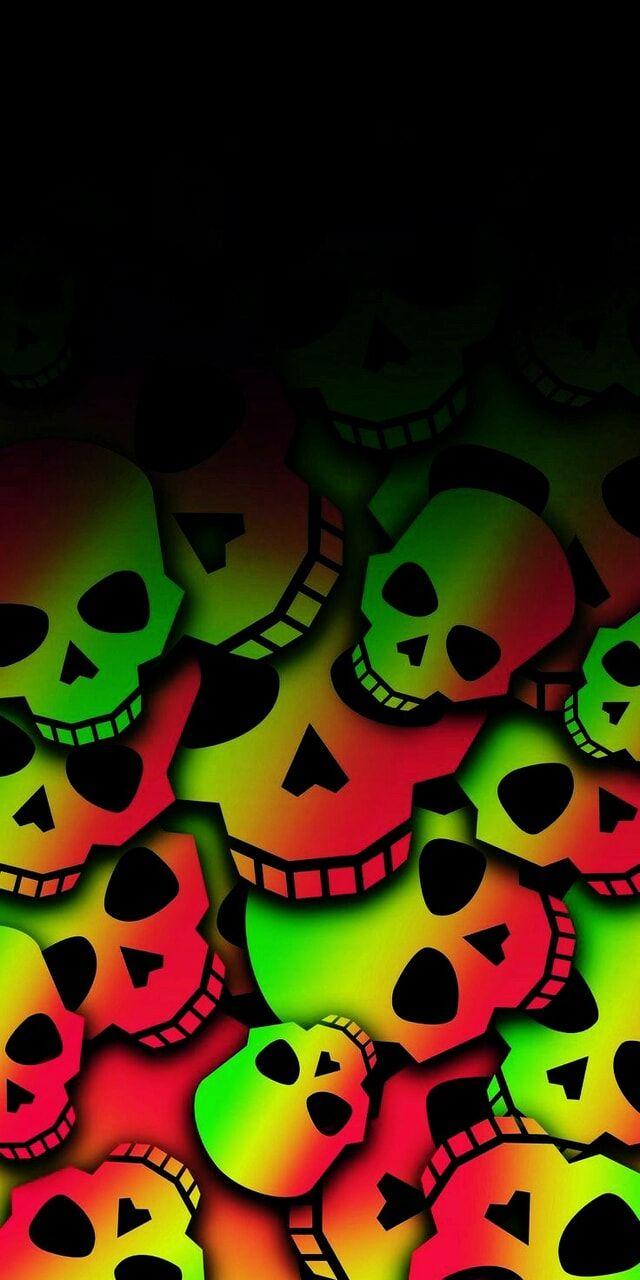 Green iPhone 5 Skull Wallpapers Top Free Green iPhone 5 Skull