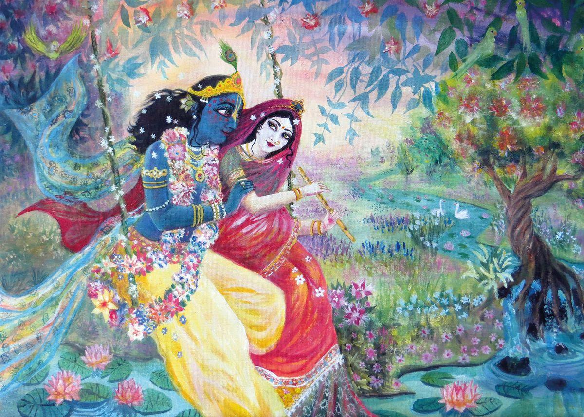 Radha Krishna Swing Wallpapers Top Free Radha Krishna Swing