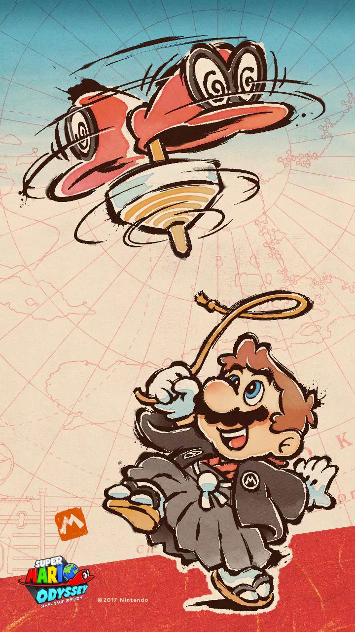 Super Mario Odyssey iPhone Wallpapers Top Free Super Mario Odyssey