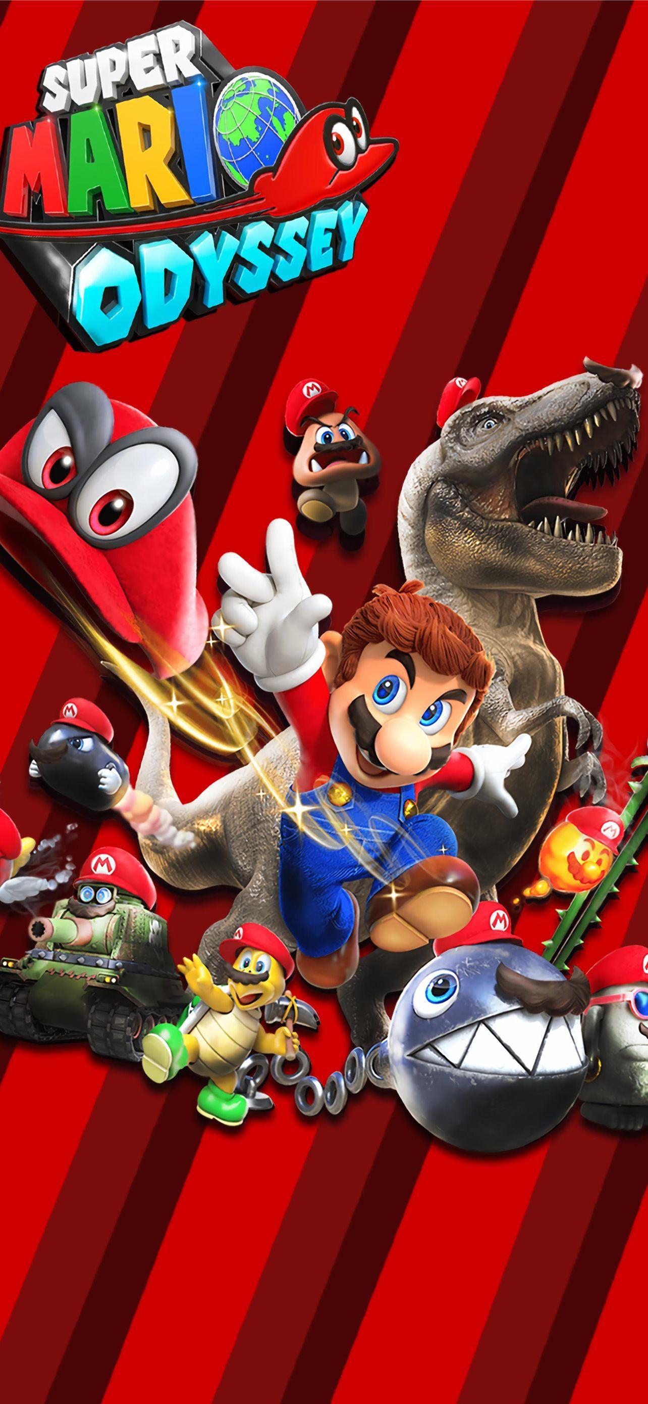 Super Mario Odyssey iPhone Wallpapers Top Free Super Mario Odyssey iPhone Backgrounds