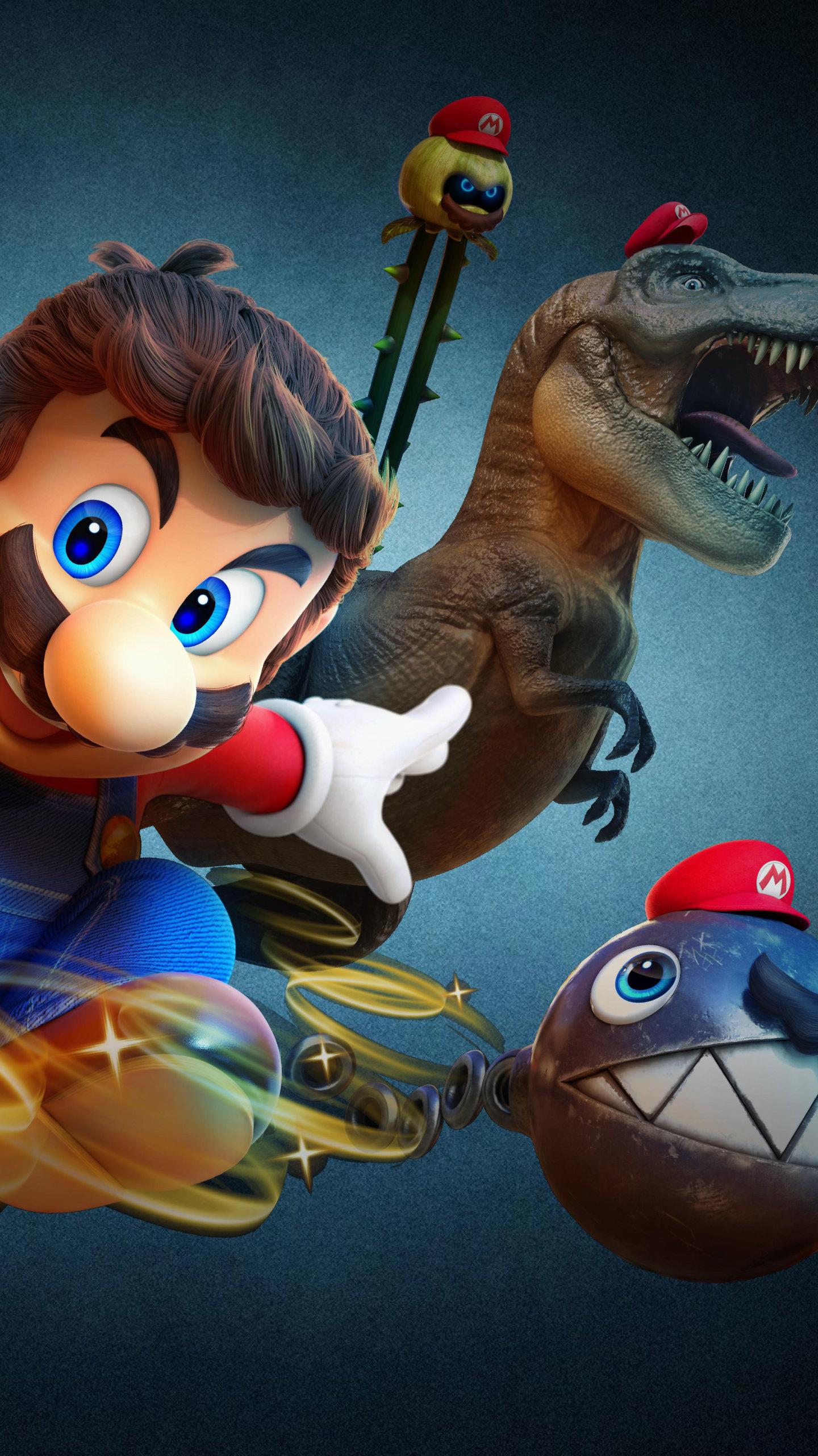 Super Mario Odyssey iPhone Wallpapers Top Free Super Mario Odyssey iPhone Backgrounds