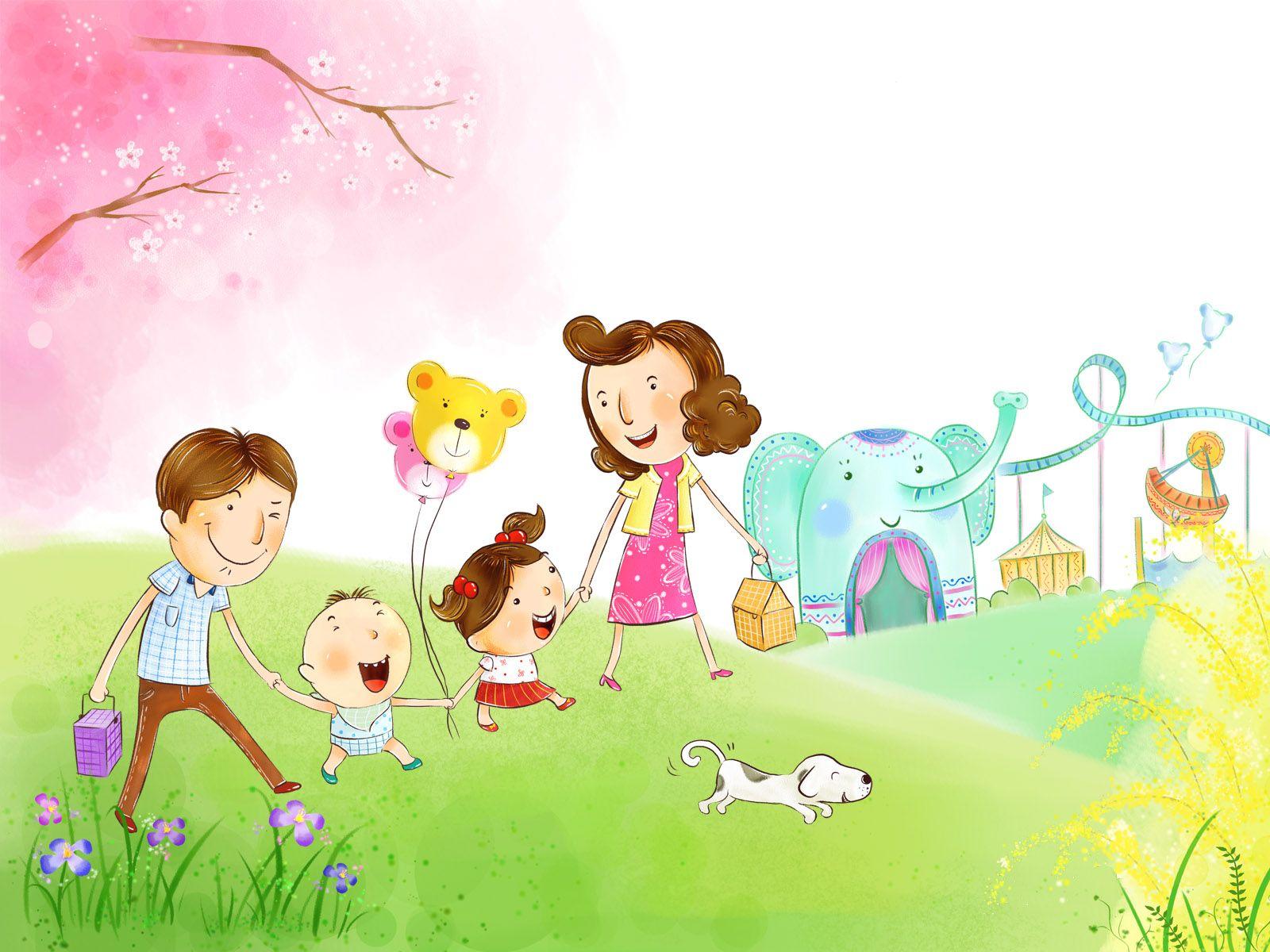 Cartoon Family Wallpapers Top Free Cartoon Family Backgrounds