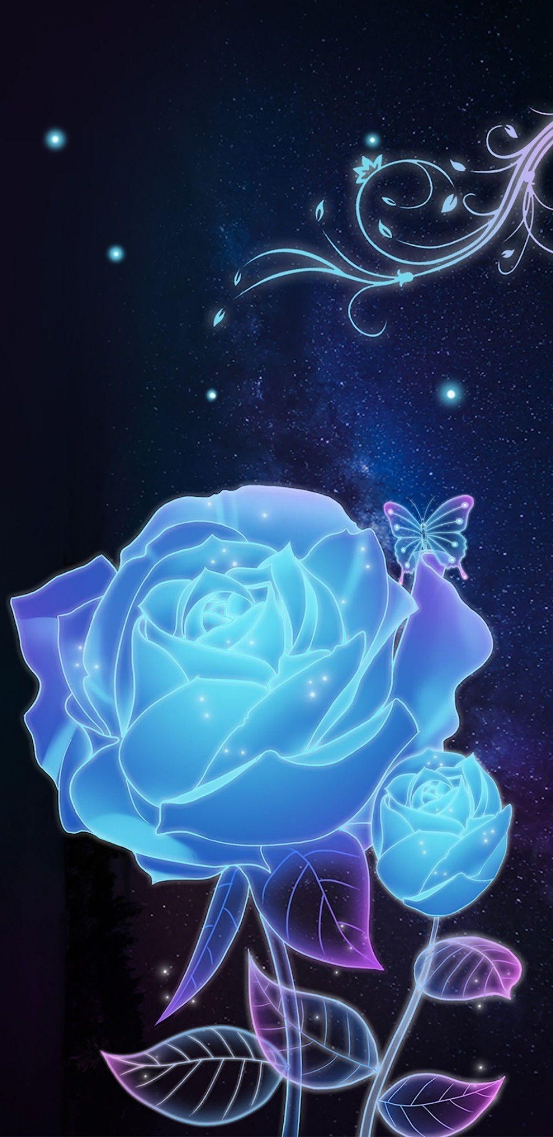 Blue Rose Phone Wallpapers Top Free Blue Rose Phone Backgrounds
