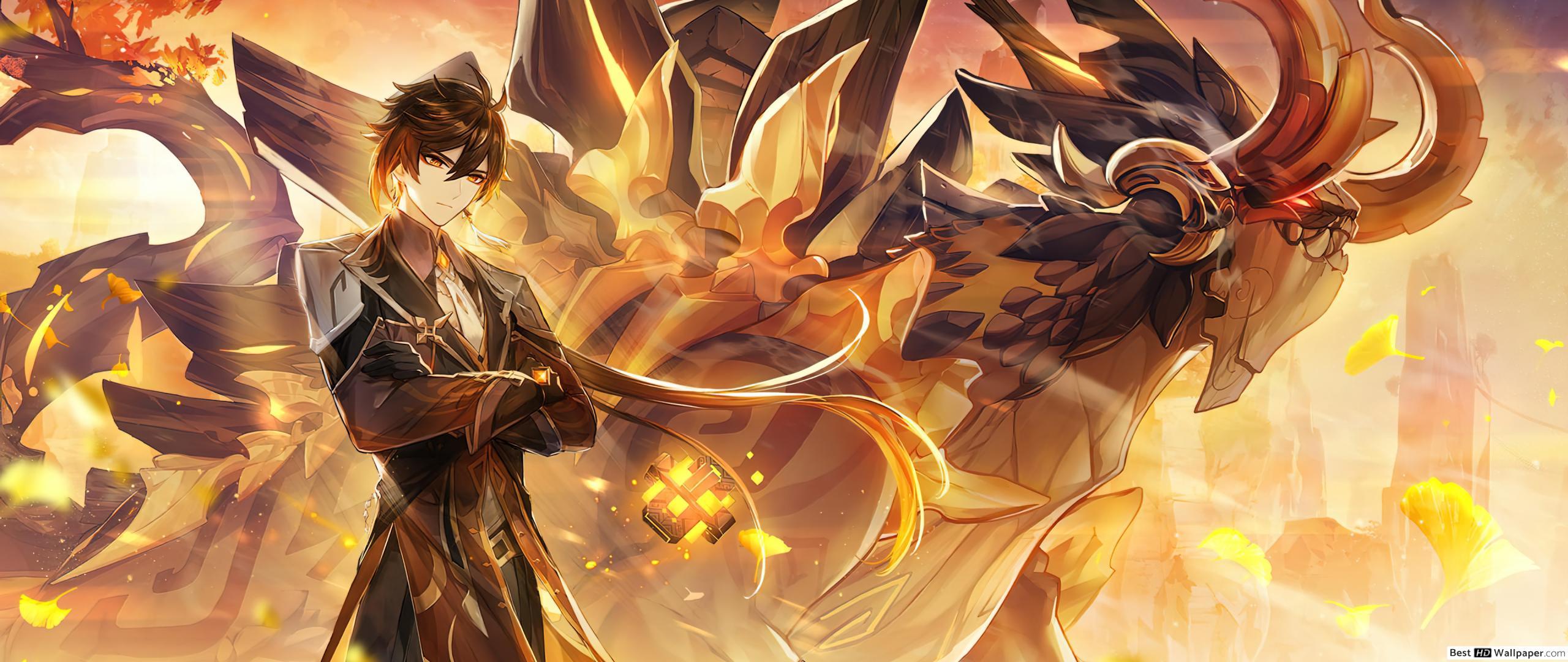 2560X1080 Gold Anime Wallpapers Top Free 2560X1080 Gold Anime