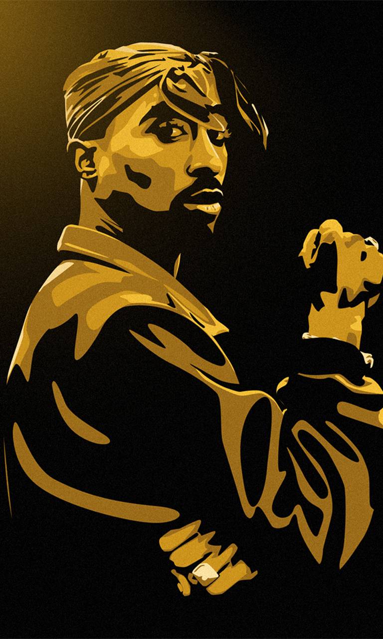 Cartoon Tupac Wallpapers Top Free Cartoon Tupac Backgrounds