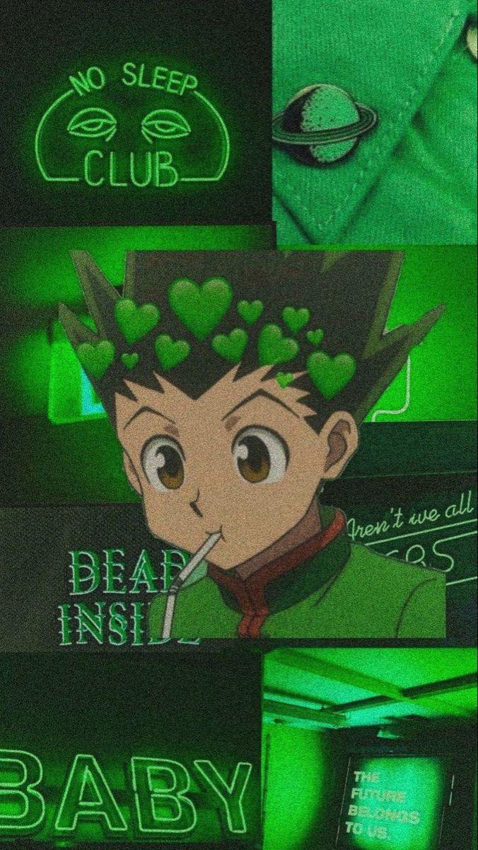 Green Anime Aesthetic Wallpapers Top Free Green Anime Aesthetic