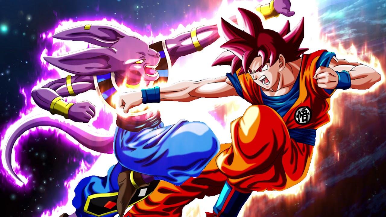 Goku Fighting Beerus Wallpapers Top Free Goku Fighting Beerus