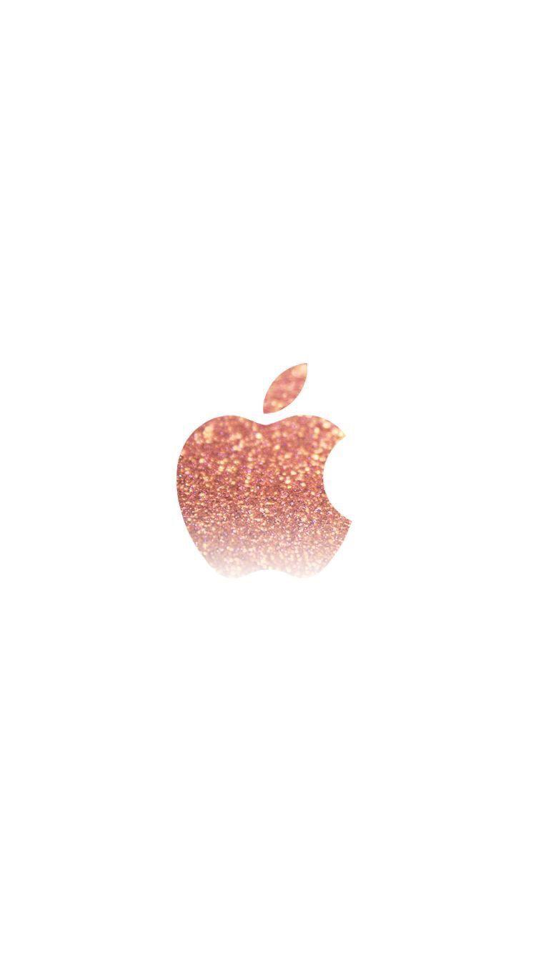 Rose Gold Cute Apple Logo Wallpaper Download hd apple logo wallpapers best collection.