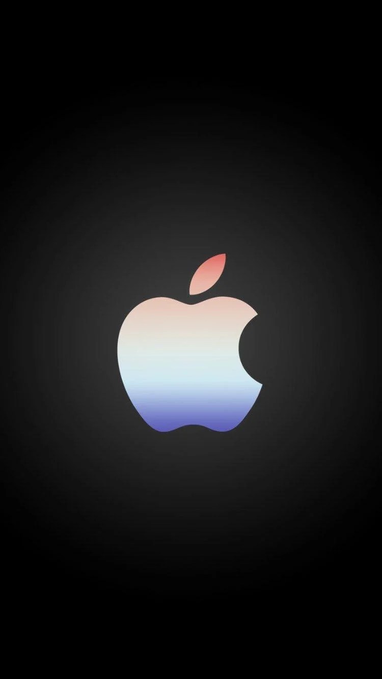 Glitter Apple Logo Wallpaper