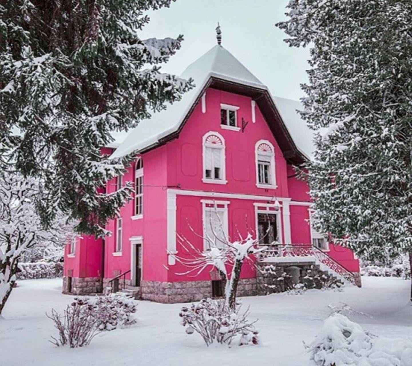 Pink House Wallpapers Top Free Pink House Backgrounds WallpaperAccess