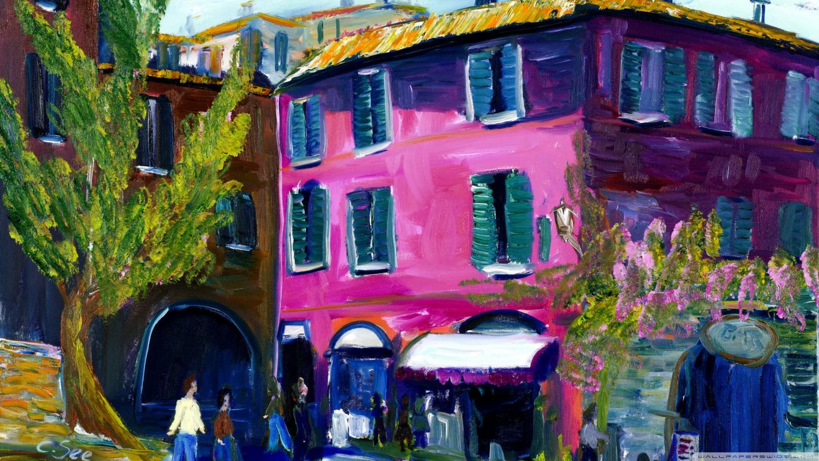 Pink House Wallpapers Top Free Pink House Backgrounds WallpaperAccess