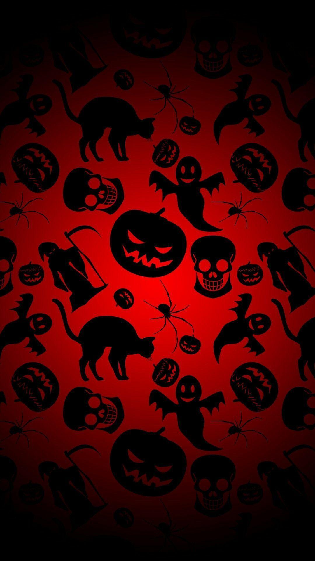 Red Halloween Wallpapers Top Free Red Halloween Backgrounds