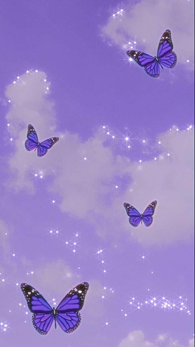 Purple Butterfly iPhone Wallpapers Top Free Purple Butterfly iPhone