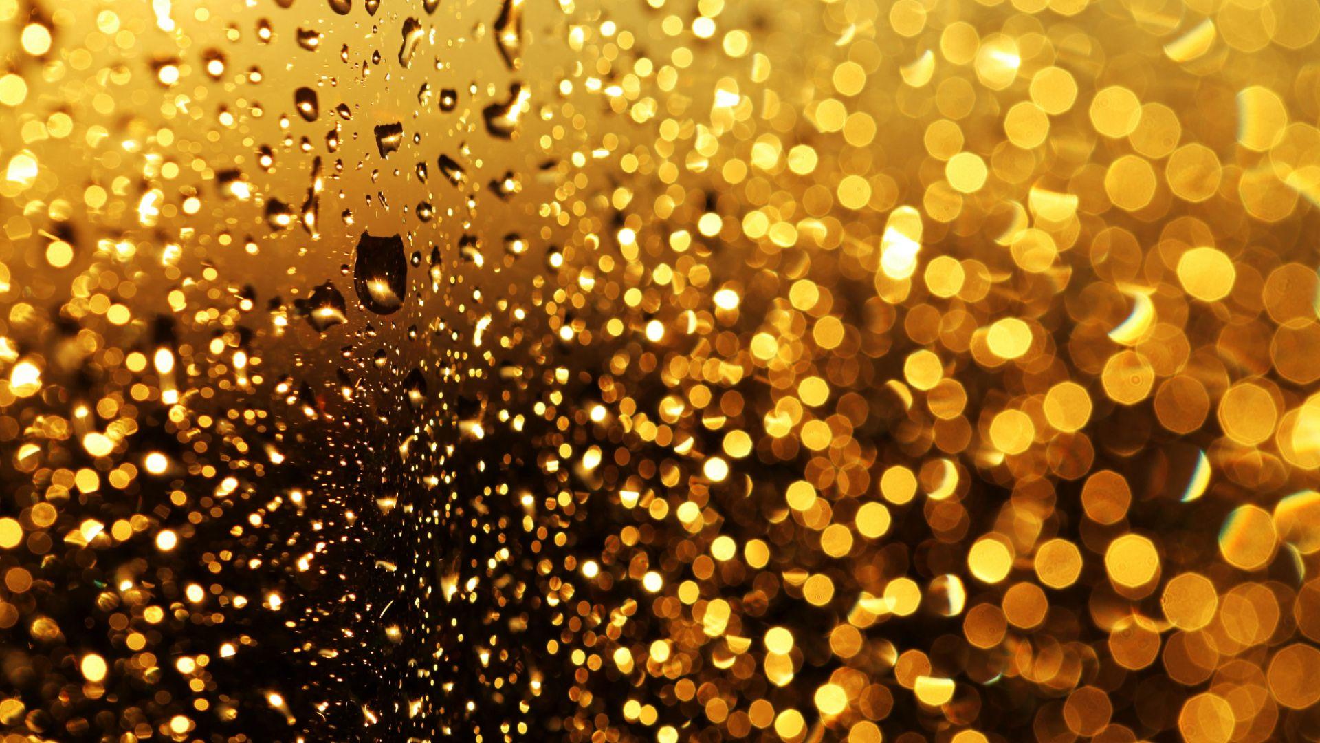 Gold Bokeh Background