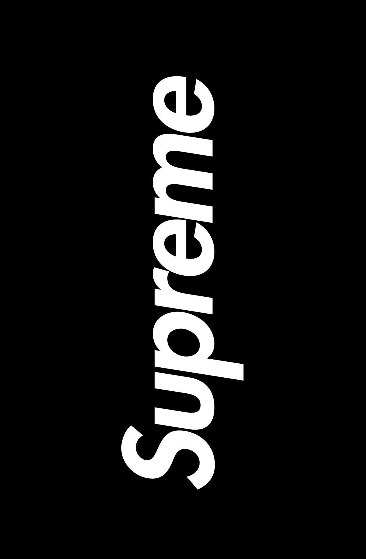 Supreme Wallpaper Black And White Ponari Wall