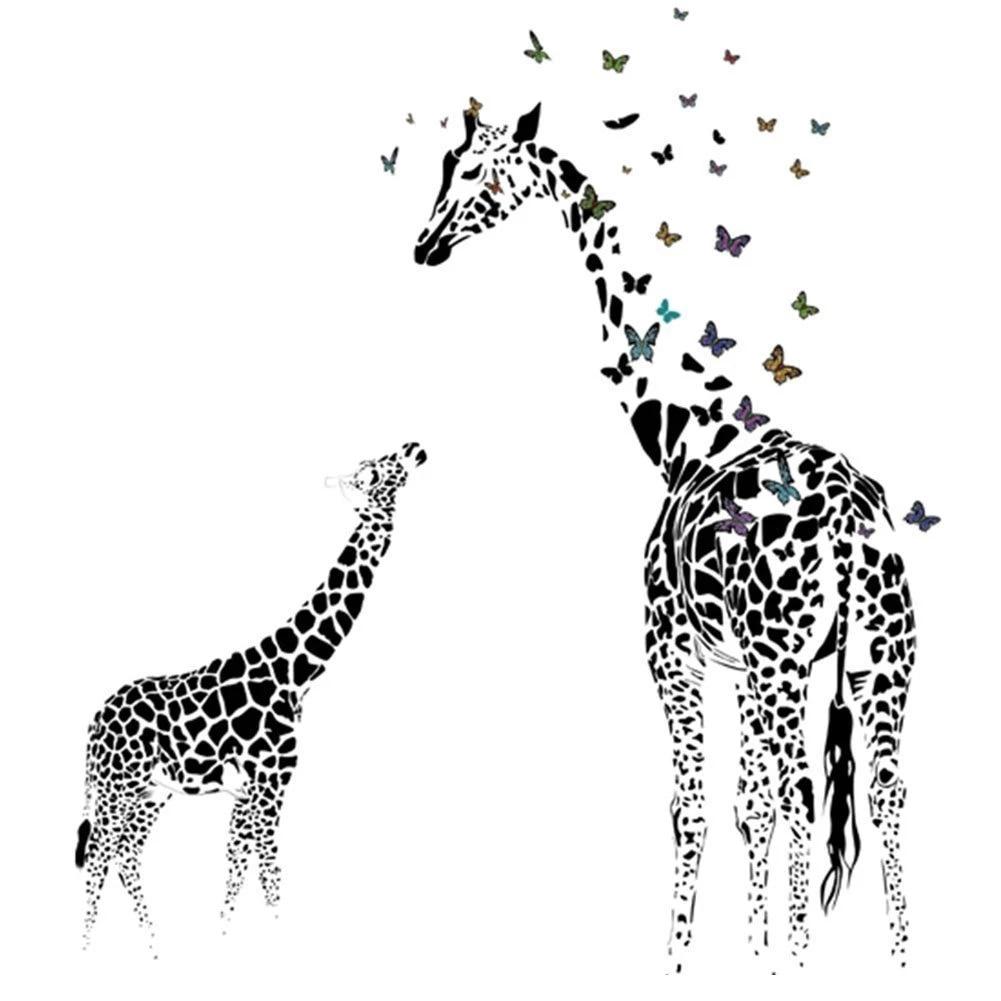 Black and White Giraffe Wallpapers Top Free Black and White Giraffe