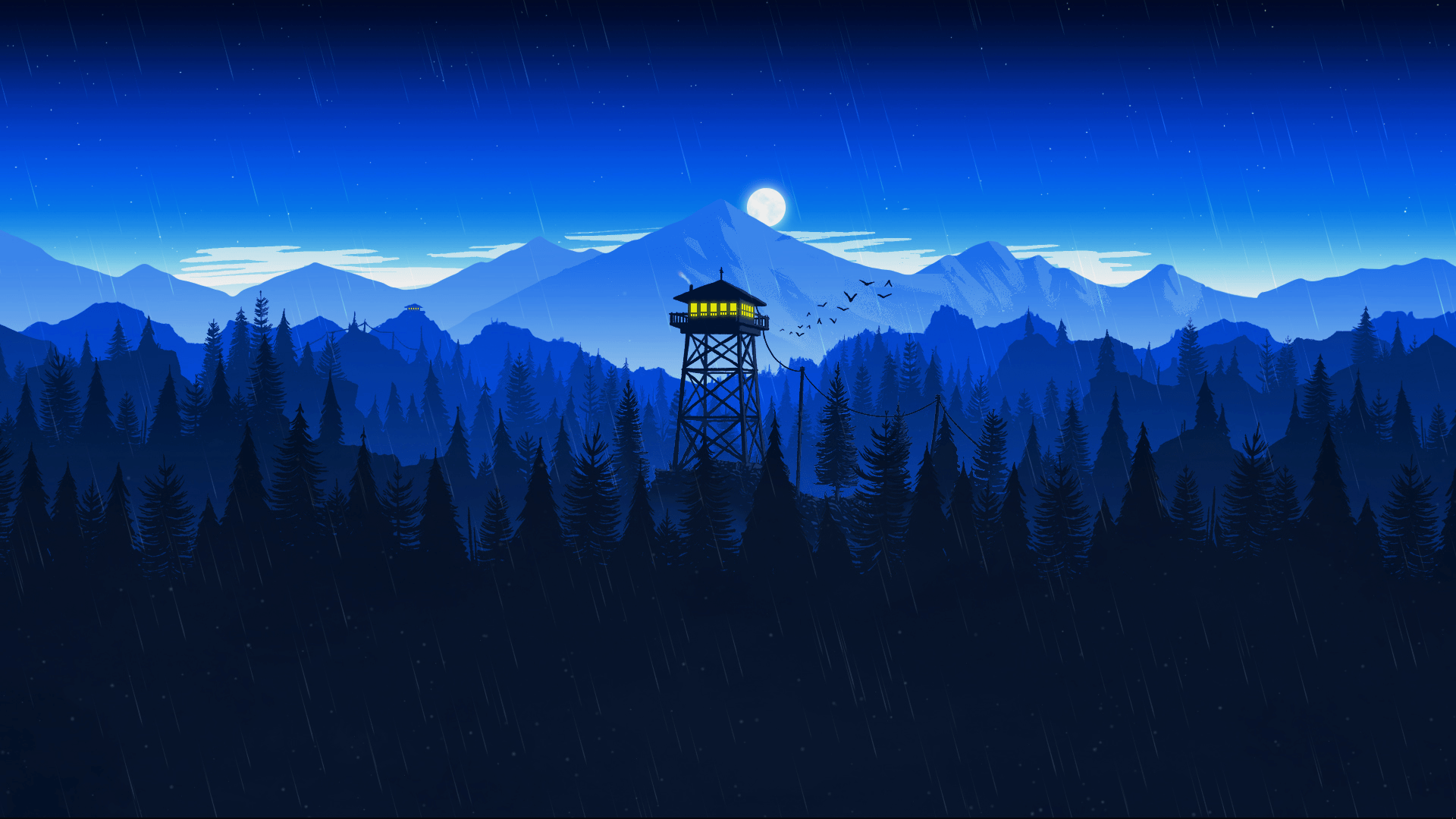 Blue Firewatch Wallpapers Top Free Blue Firewatch Backgrounds