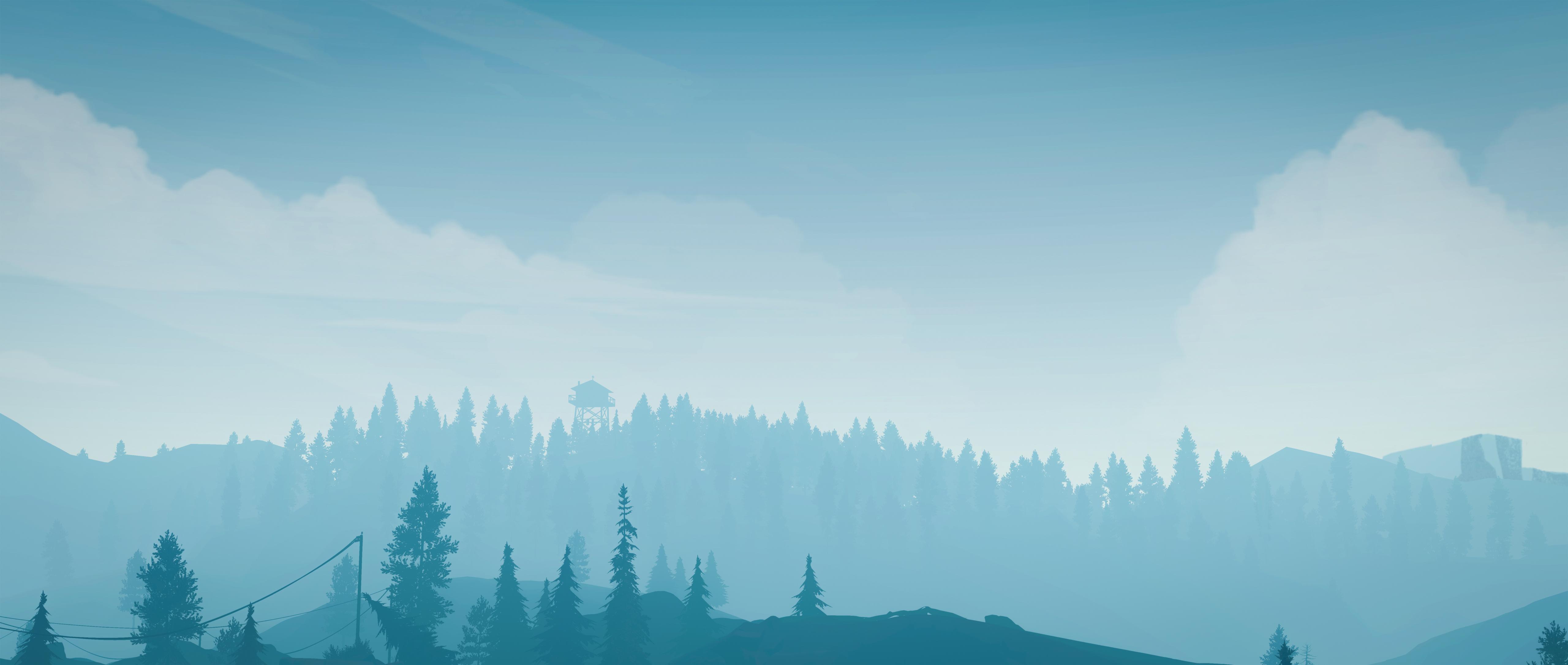 Blue Firewatch Wallpapers Top Free Blue Firewatch Backgrounds