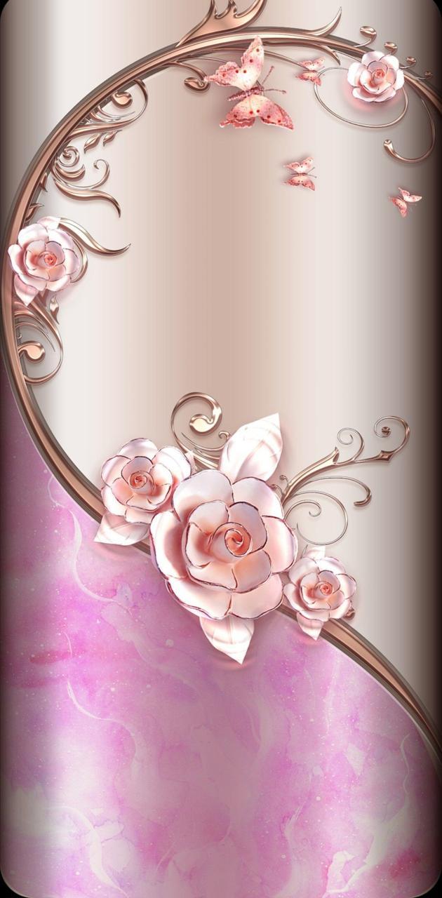 Rose Gold Butterflies Wallpapers Top Free Rose Gold Butterflies