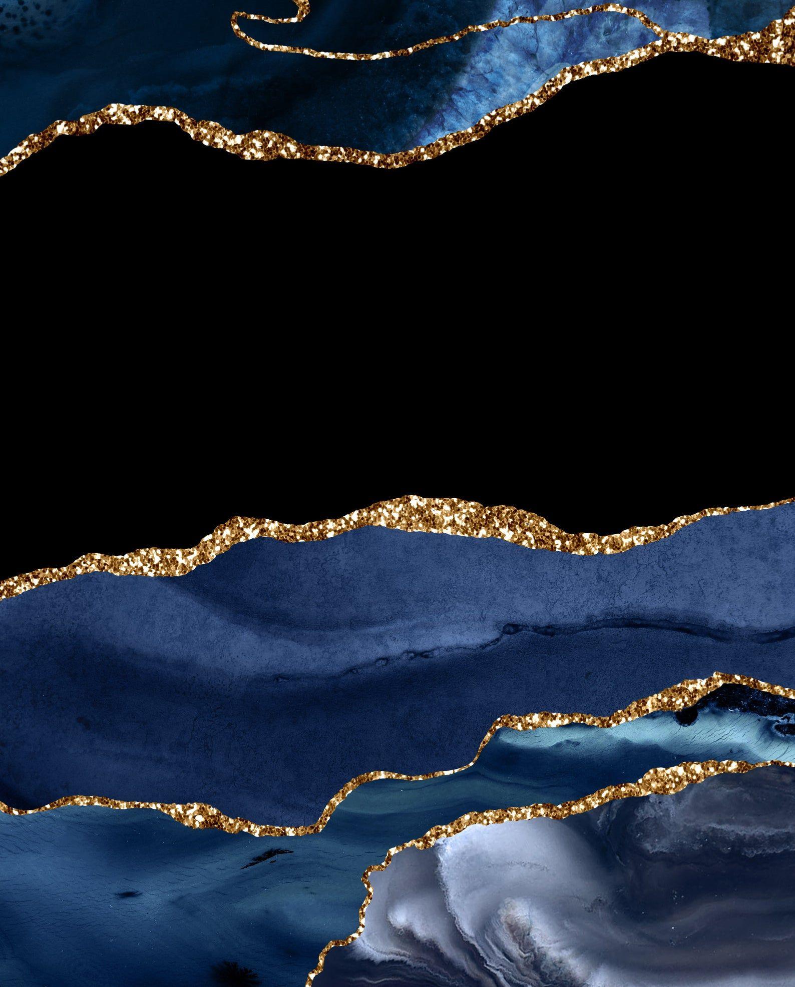 Blue and Gold Glitter Wallpapers Top Free Blue and Gold Glitter