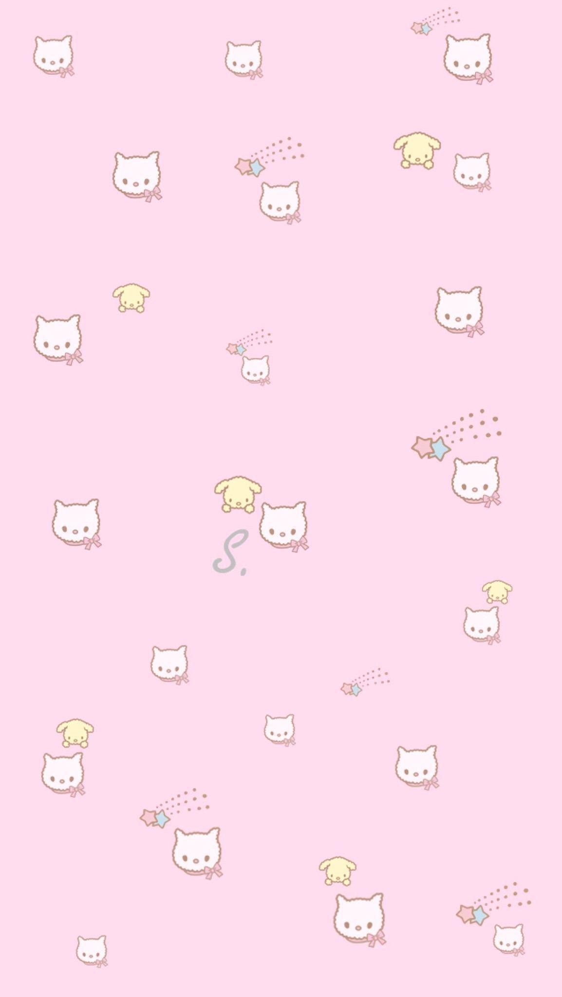 Cat Pink Kawaii Wallpapers Top Free Cat Pink Kawaii Backgrounds