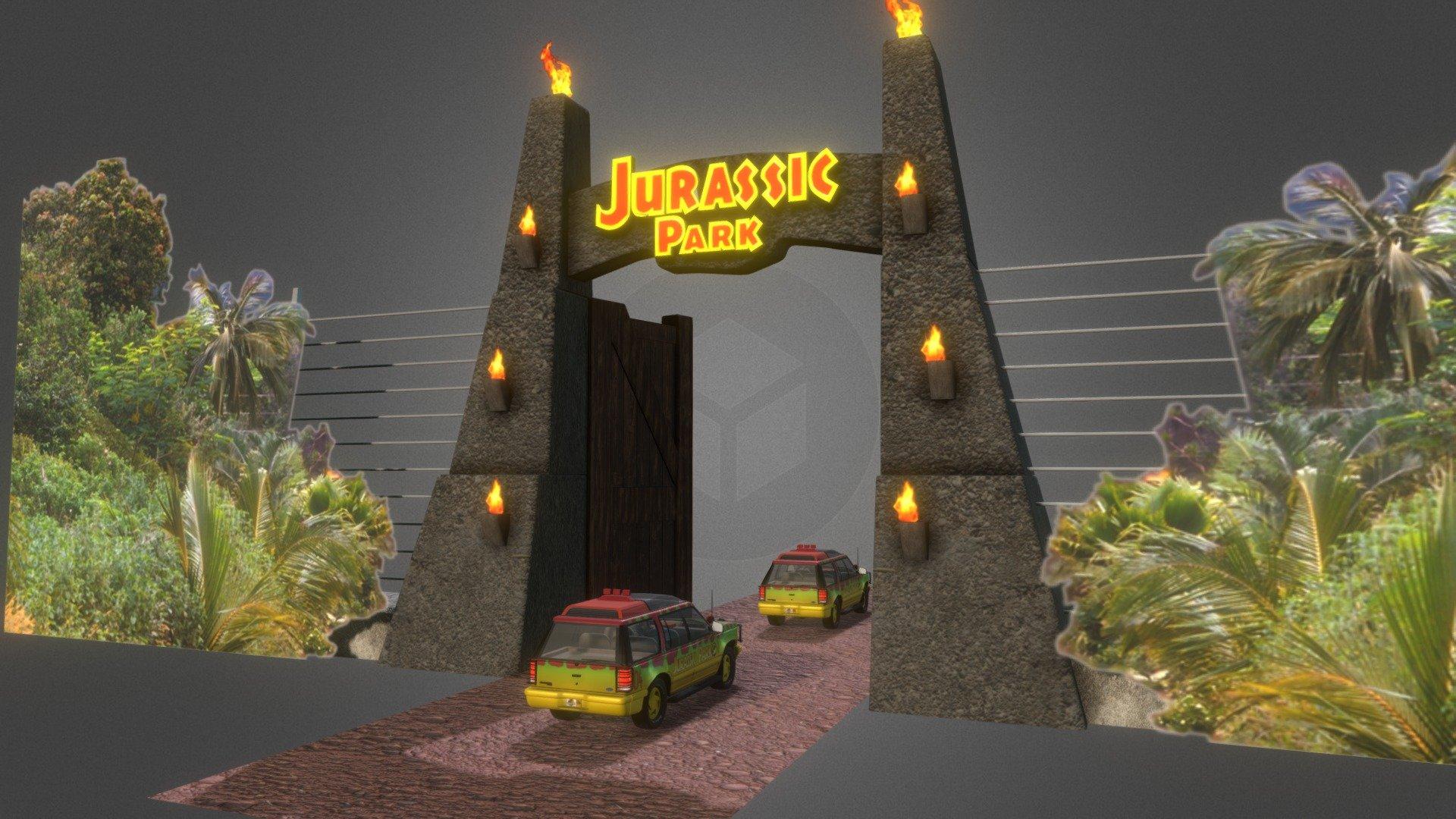Jurassic Park Gate Wallpapers Top Free Jurassic Park Gate Backgrounds