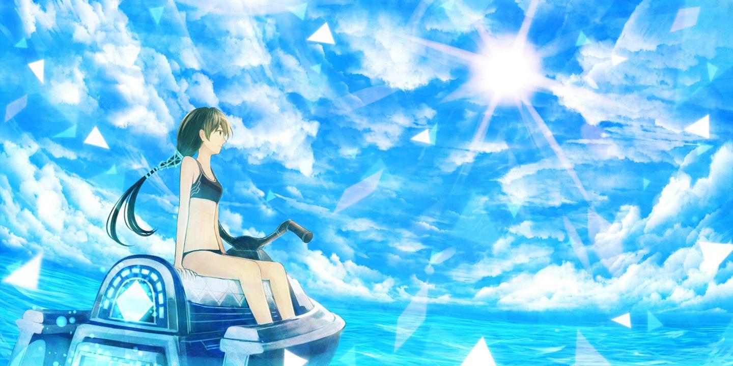 Anime Sea Wallpapers Top Free Anime Sea Backgrounds WallpaperAccess