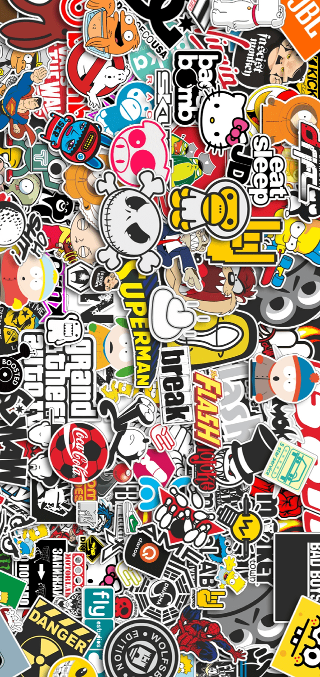 Sticker Bomb Phone Wallpapers Top Free Sticker Bomb Phone Backgrounds