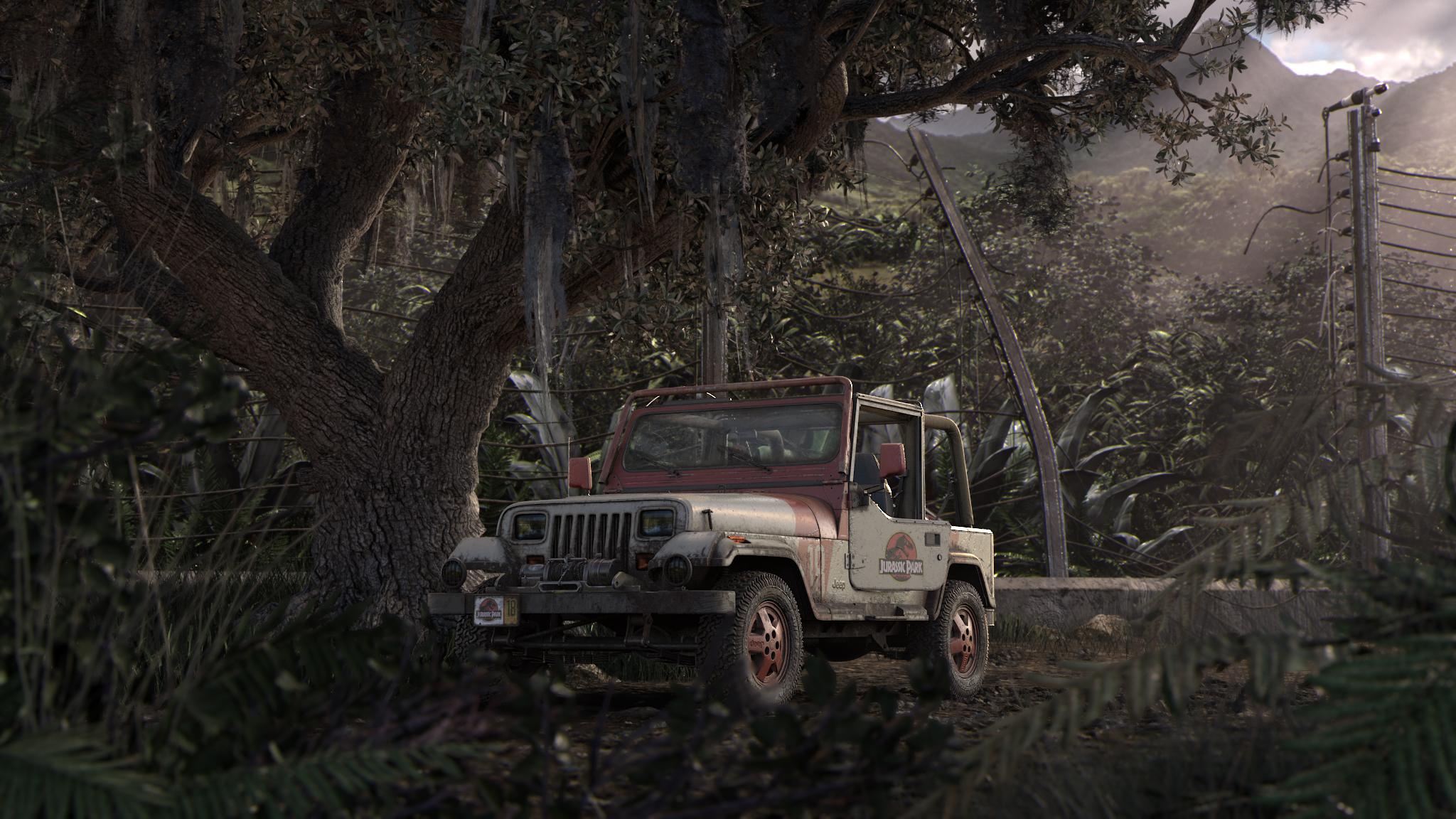 Jurassic Park Jeep Wallpapers Top Free Jurassic Park Jeep Backgrounds